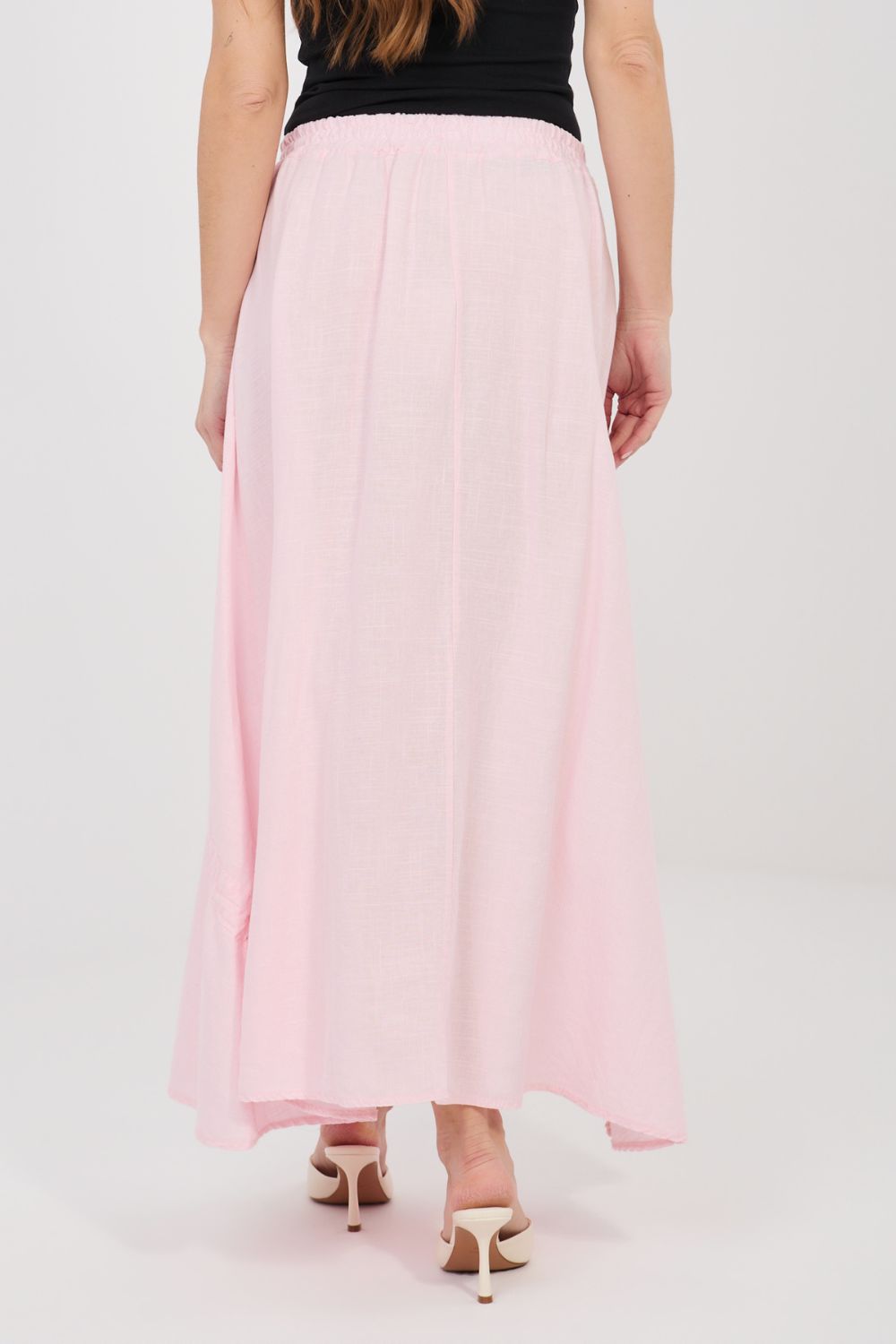 Spódnica Model IT-SD-3061.68 Light Pink - Italy Moda225529 - Różowy - obrazek 4