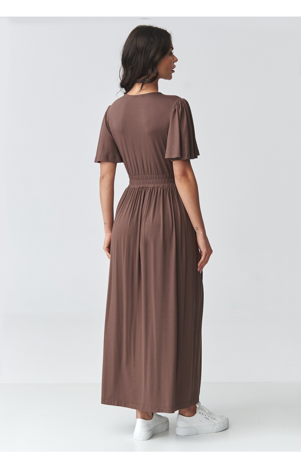 Sukienka Model M929 Milk Chocolate - Makadamia225649 - Brązowy - obrazek 3