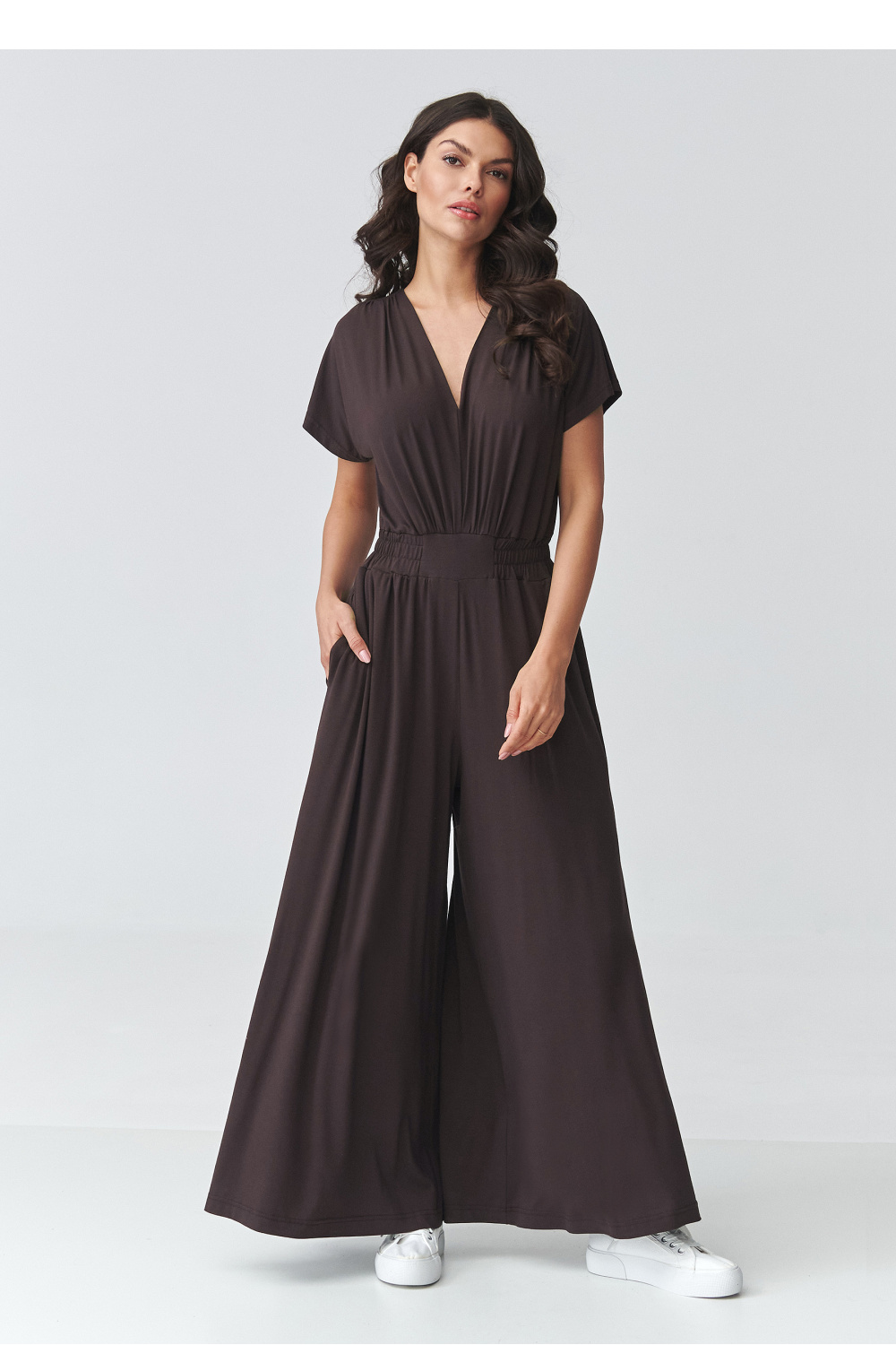 Kombinezon Model M924 Dark Chocolate - Makadamia225682 - Brązowy - obrazek 2