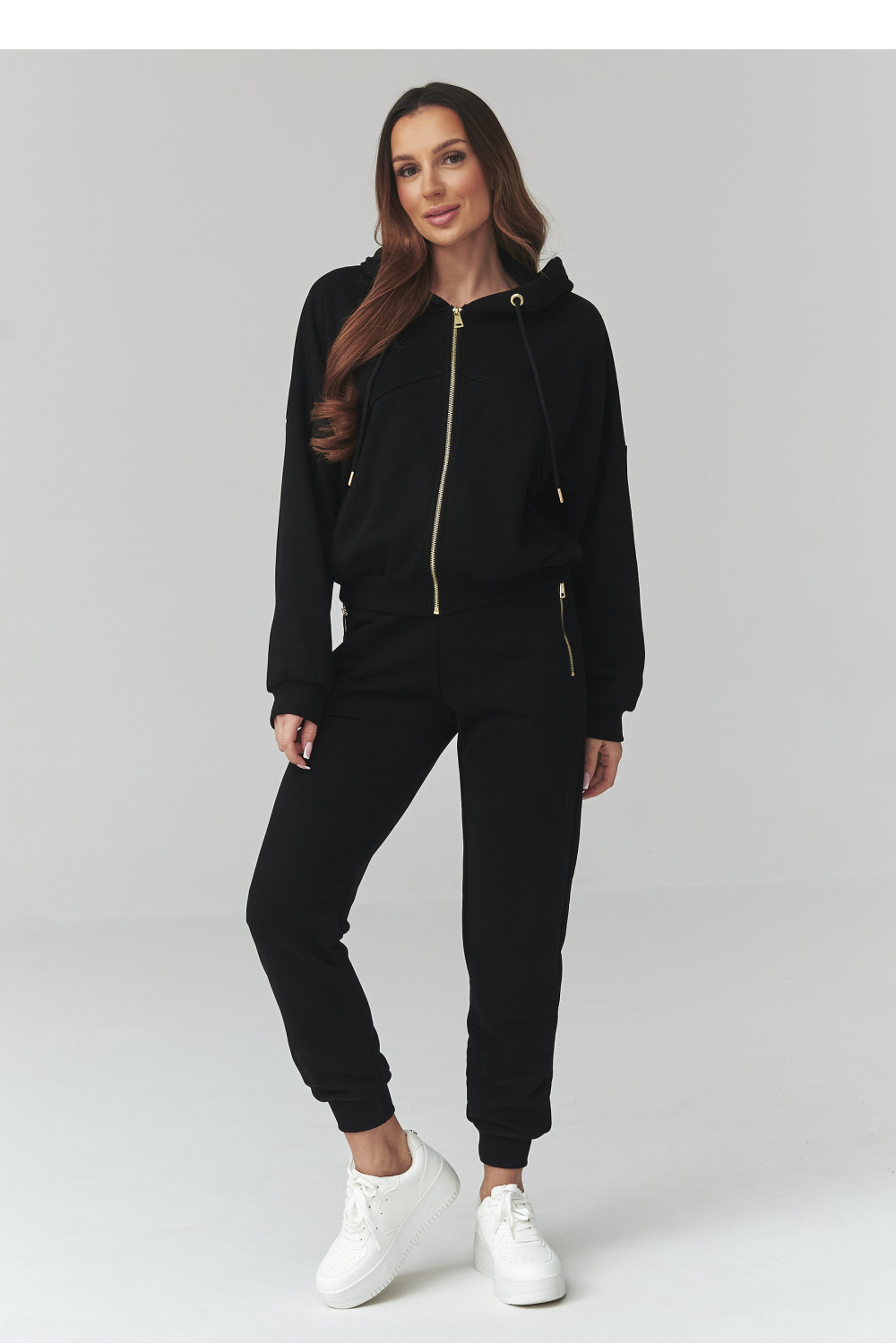 Spodnie Komplet Model A14 Black - Makadamia225697 - Czarny