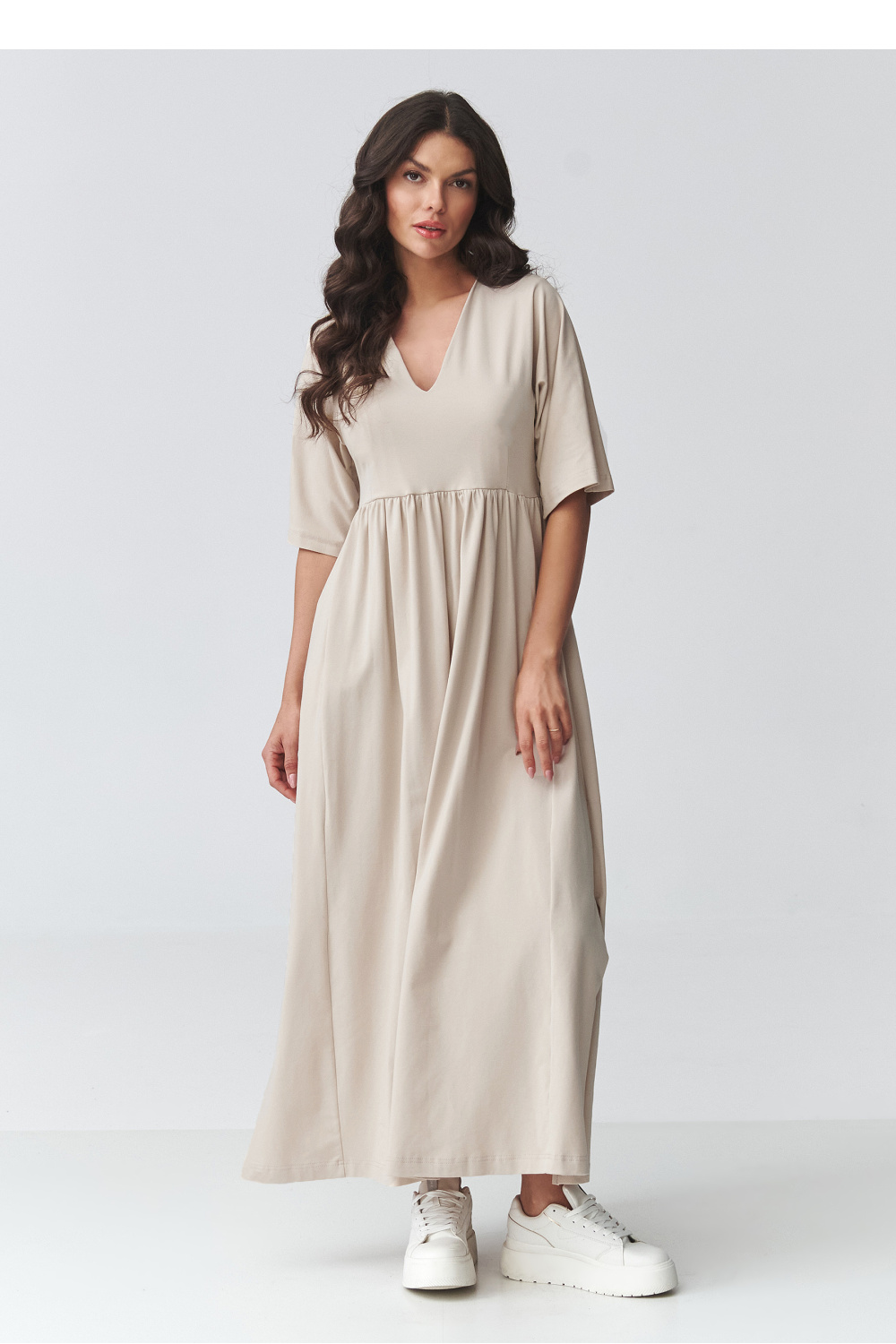 Sukienka Model M933 Light Beige - Makadamia225698 - Beżowy