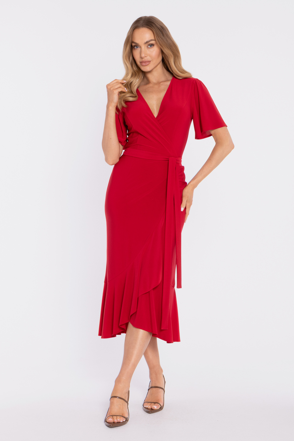 Sukienka Model MOE912 Red - Moe225899 - Czerwony - obrazek 2