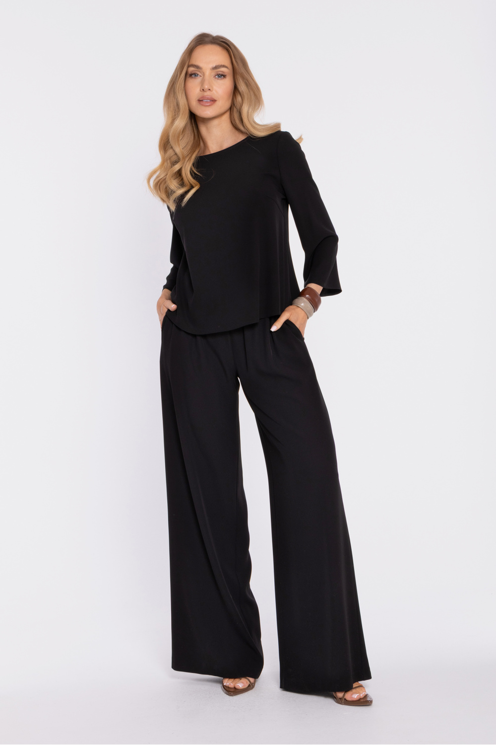 Bluzka Model MOE905 Black - Moe225930 - Czarny - obrazek 2