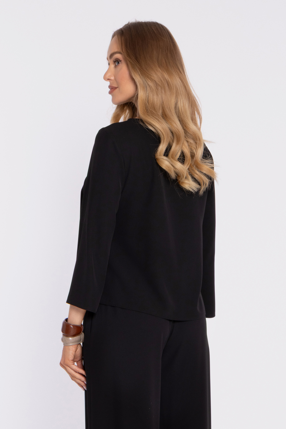 Bluzka Model MOE905 Black - Moe225930 - Czarny - obrazek 3