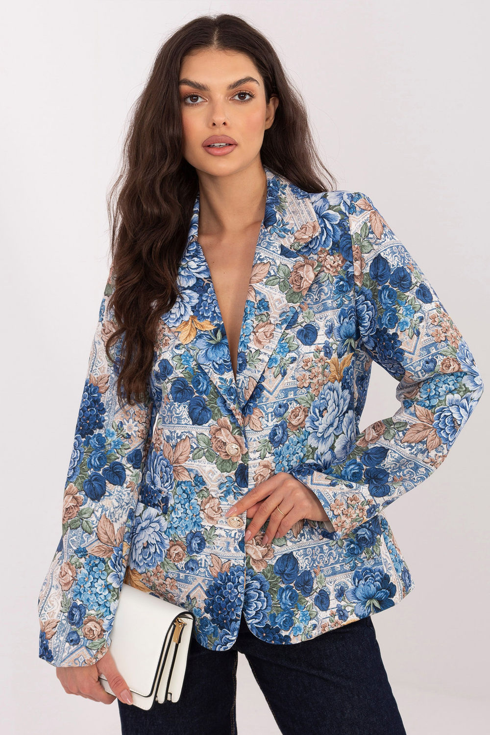 Marynarka Model IT-MA-FL9928.15 Dark Blue - Italy Moda226001 - Niebieski