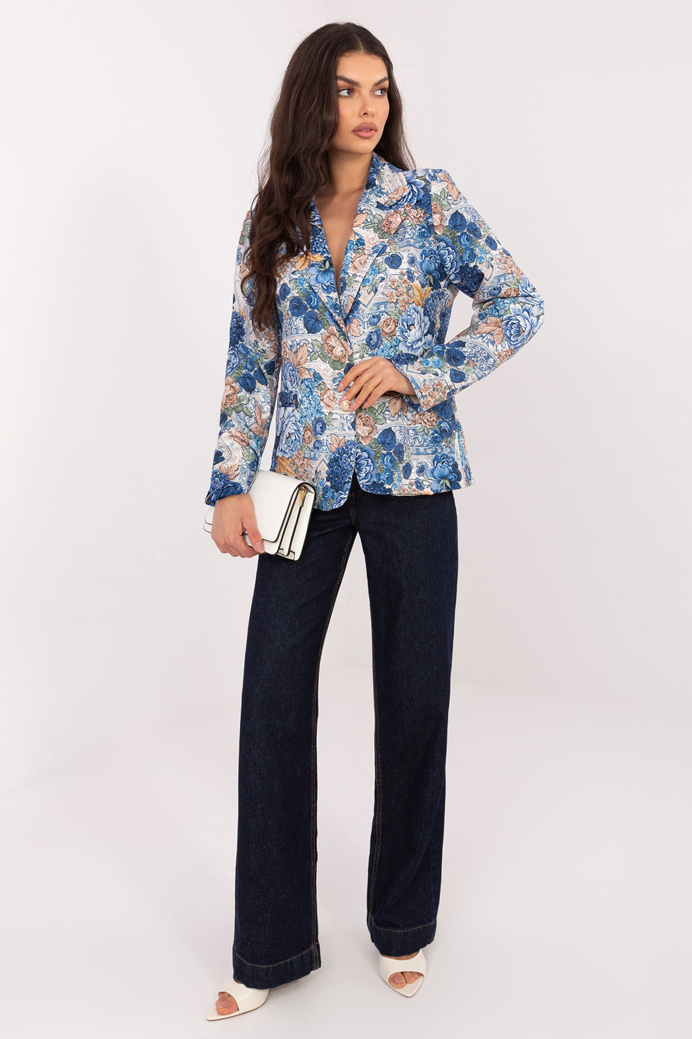 Marynarka Model IT-MA-FL9928.15 Dark Blue - Italy Moda226001 - Niebieski - obrazek 2