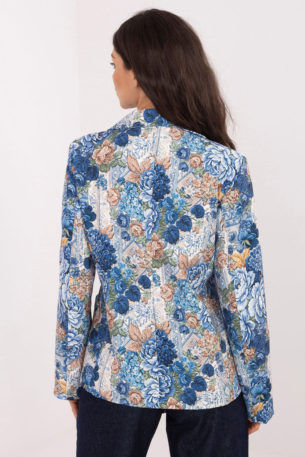 Marynarka Model IT-MA-FL9928.15 Dark Blue - Italy Moda226001 - Niebieski - obrazek 3
