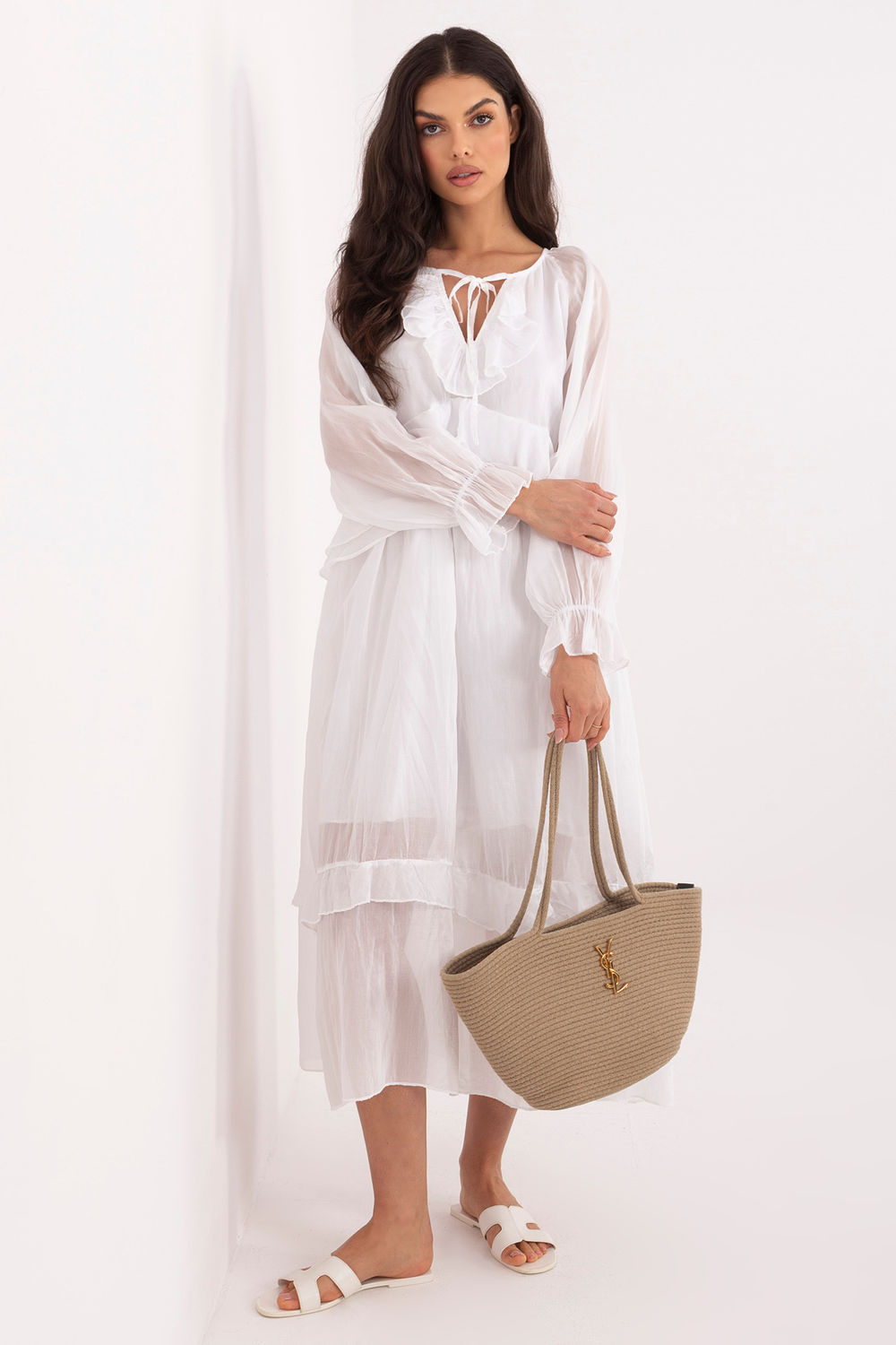 Sukienka Model IT-SK-51600.19 White - Italy Moda226005 - Biały