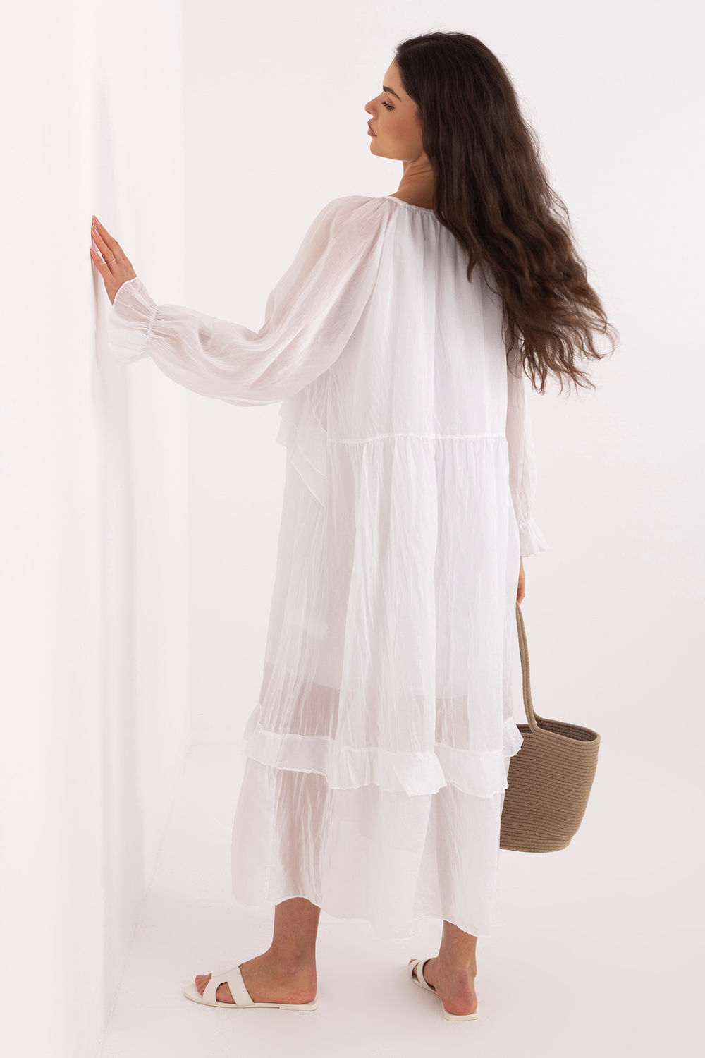 Sukienka Model IT-SK-51600.19 White - Italy Moda226005 - Biały - obrazek 3