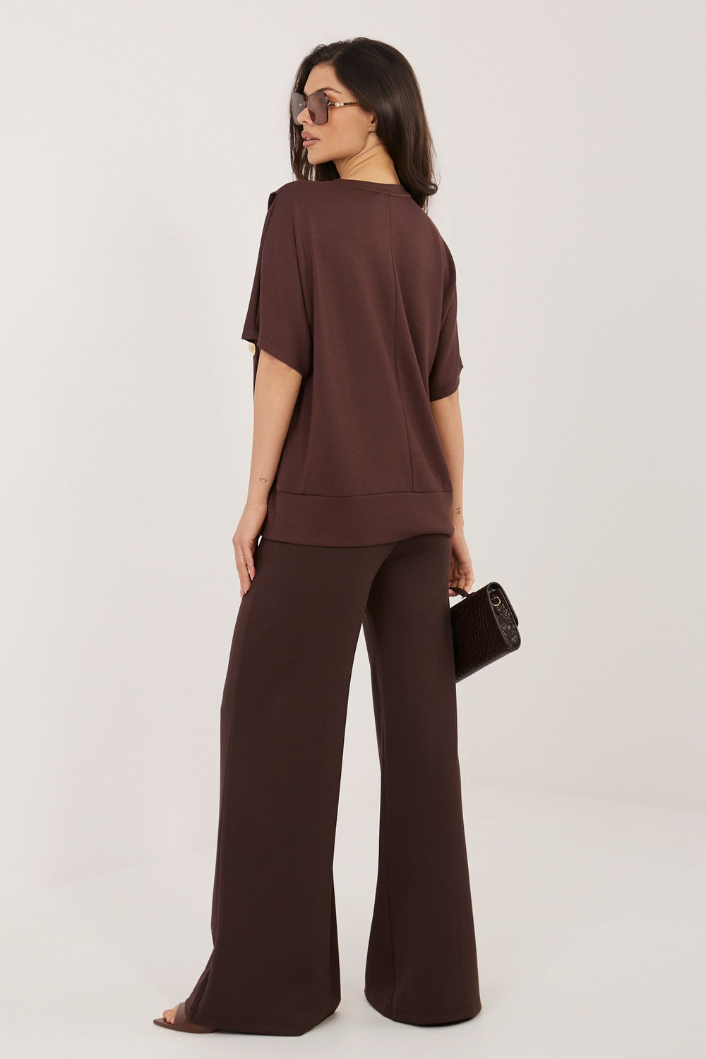 Spodnie Komplet Model RV-KMPL-A1235.29P Dark Brown - Relevance226137 - Brązowy - obrazek 3