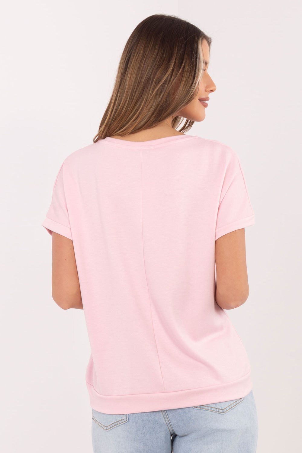 Bluzka Model RV-BZ-A1259.01P Light Pink - Relevance226145 - Różowy - obrazek 3