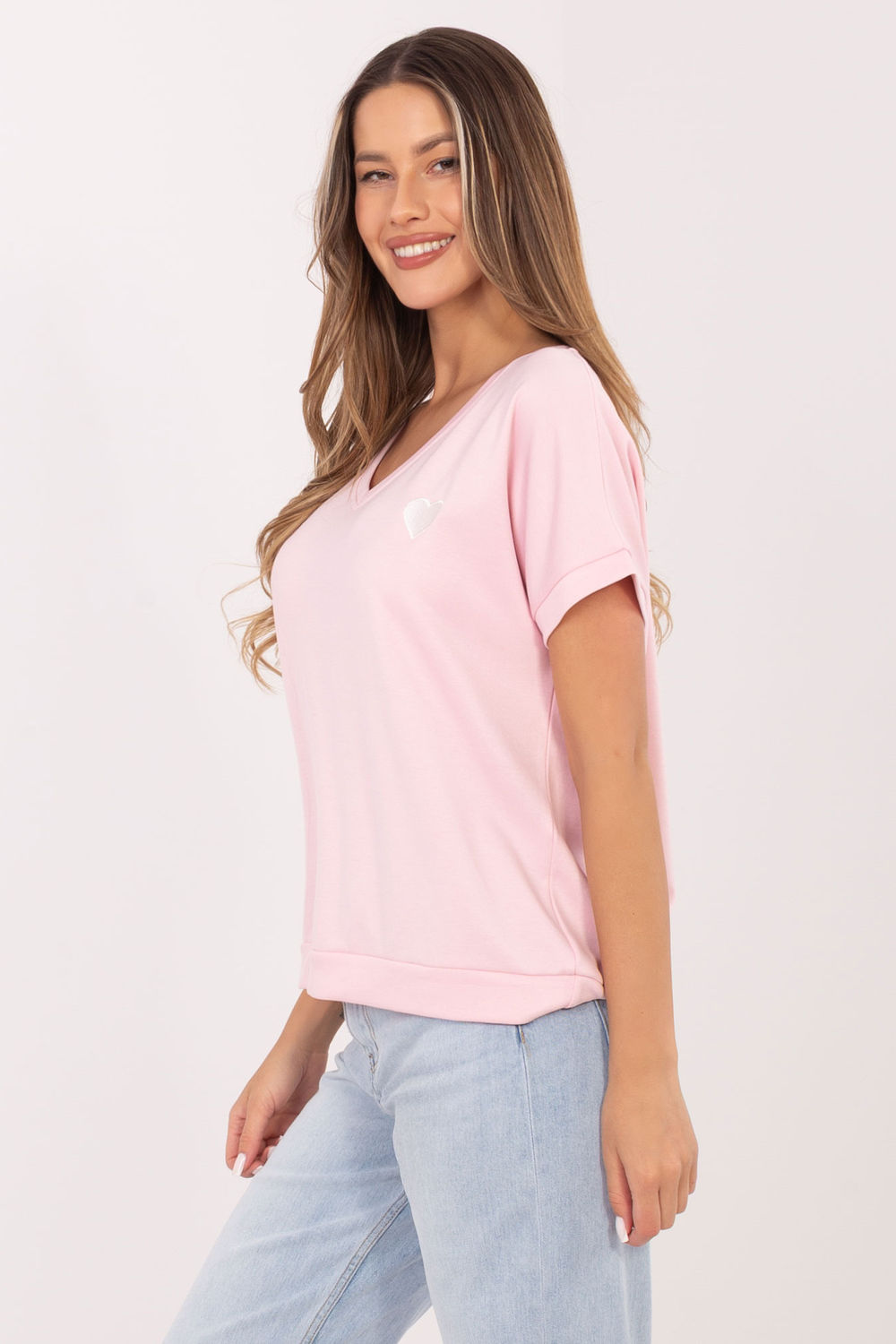 Bluzka Model RV-BZ-A1259.01P Light Pink - Relevance226145 - Różowy - obrazek 4