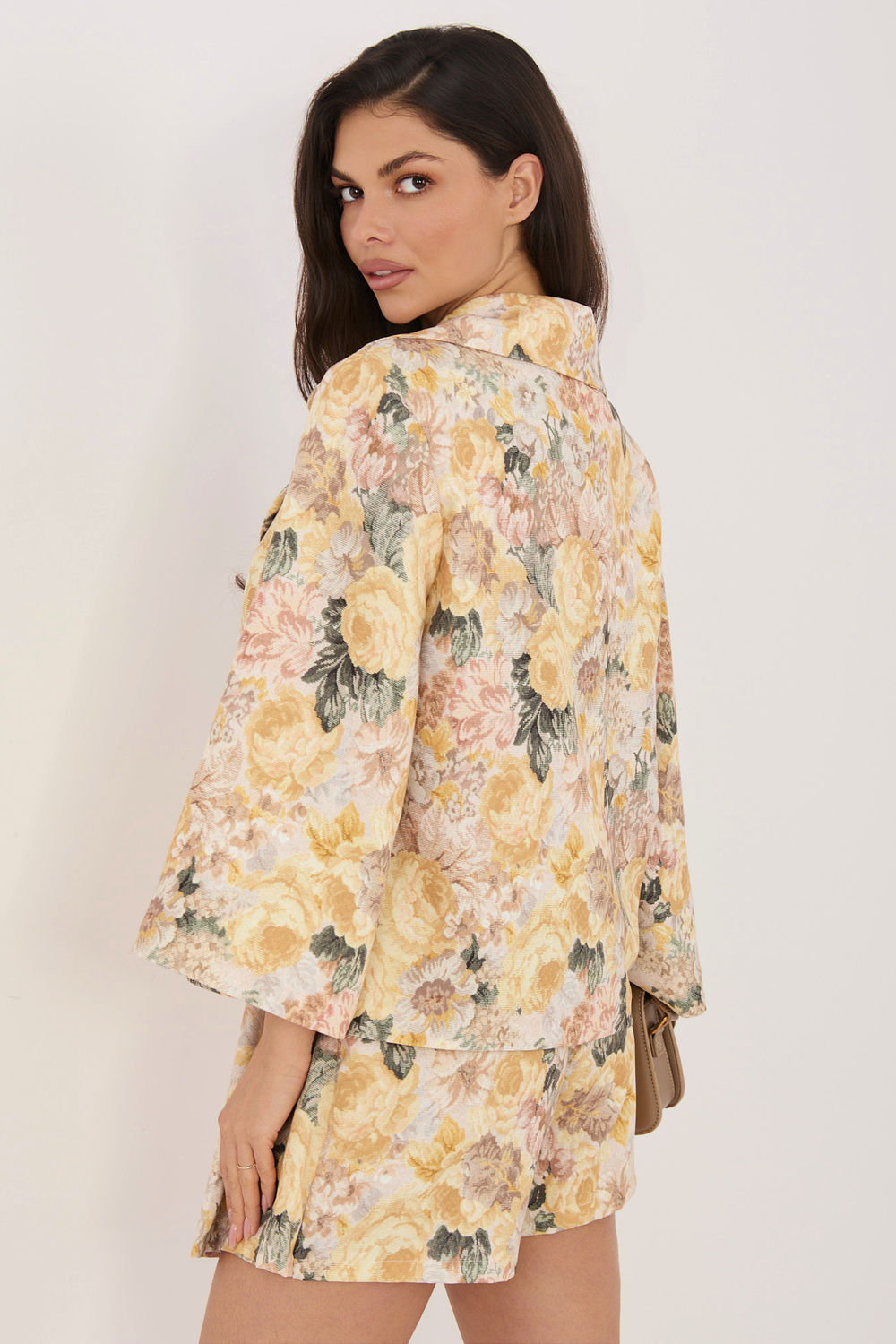 Marynarka Model IT-MA-FL10233.84 Yellow - Italy Moda226216 - Żółty - obrazek 2