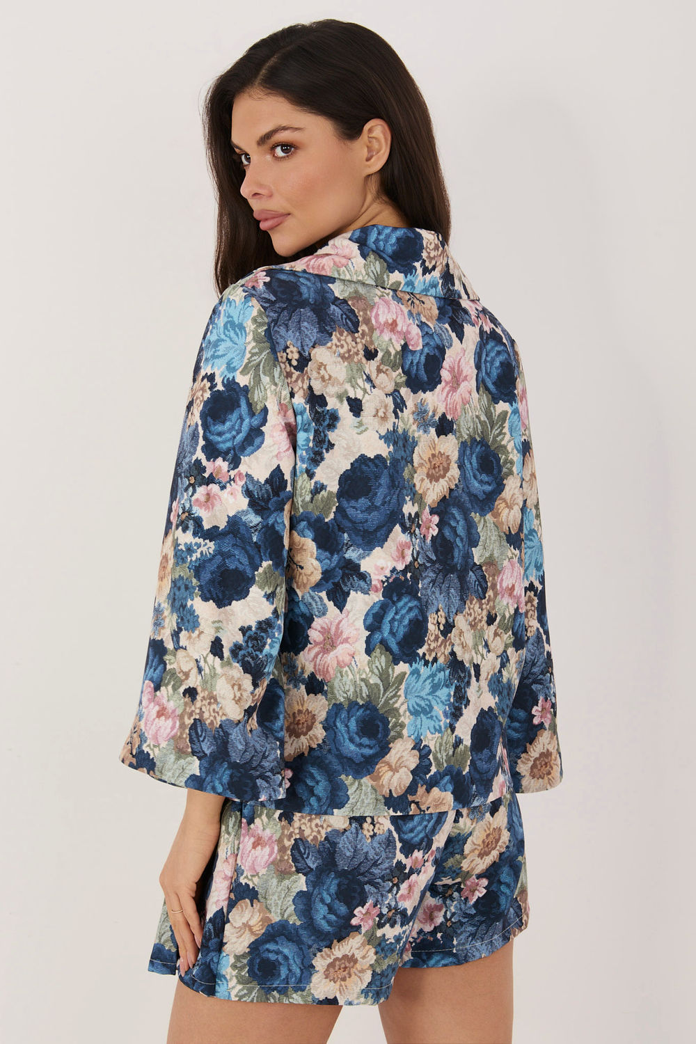 Marynarka Model IT-MA-FL10233.84 Dark Blue - Italy Moda226218 - Niebieski - obrazek 3