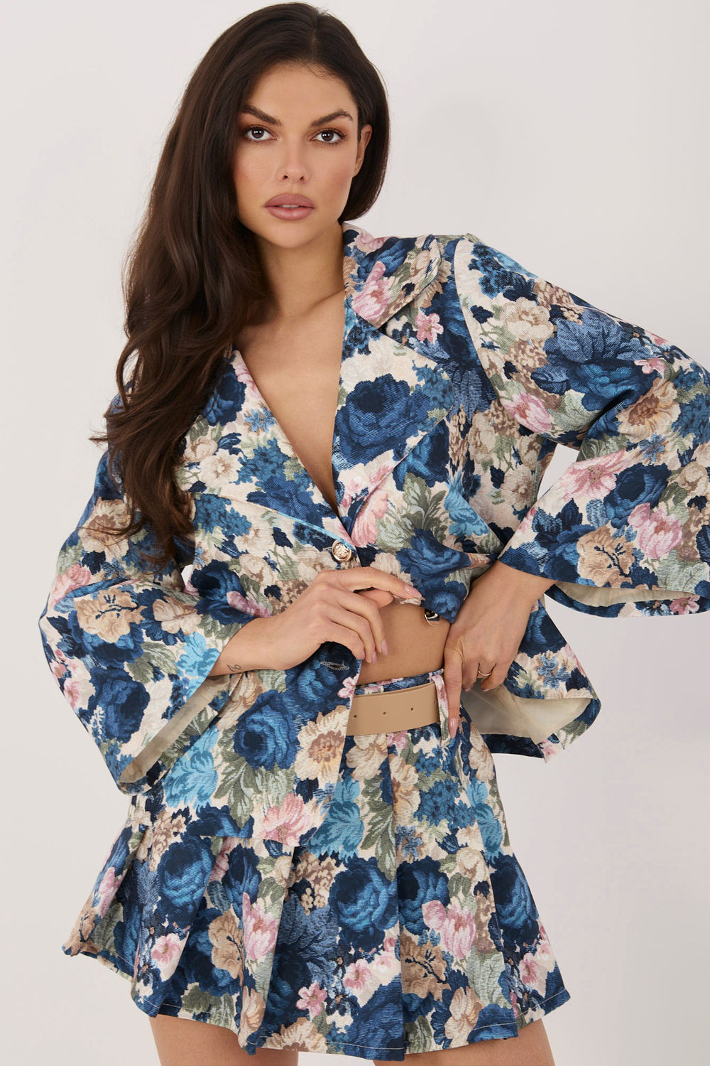 Spodnie Spódnicospodenki Model IT-SN-FL8757-1.30 Dark Blue - Italy Moda226221 - Niebieski