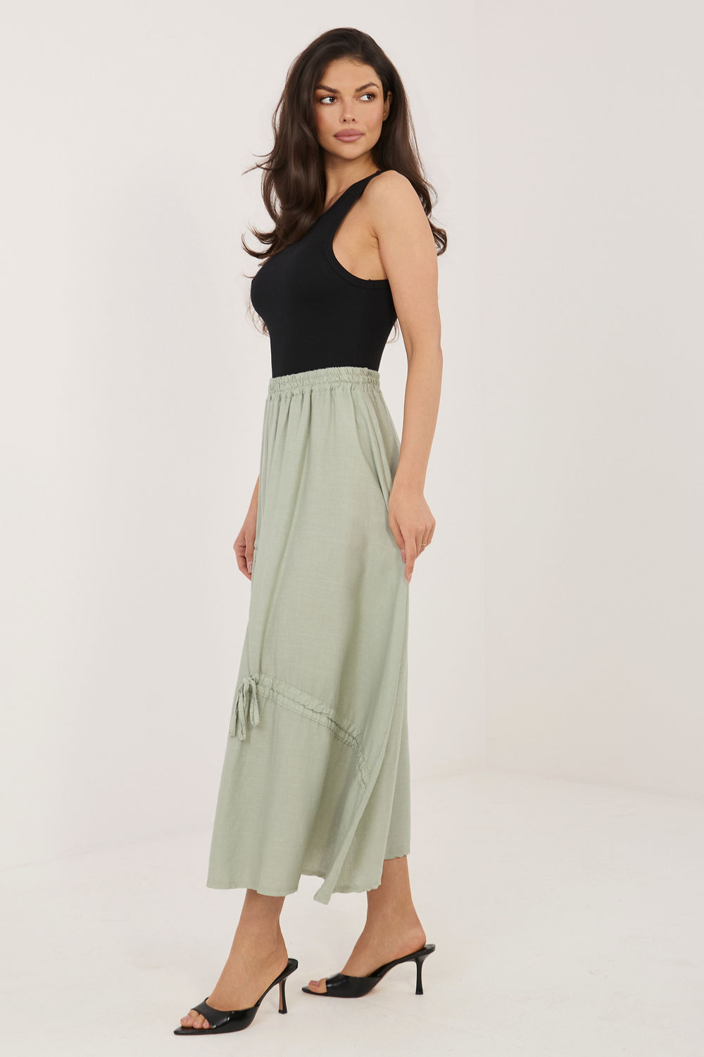 Spódnica Model IT-SD-3061.68 Khaki - Italy Moda226238 - Zielony - obrazek 2