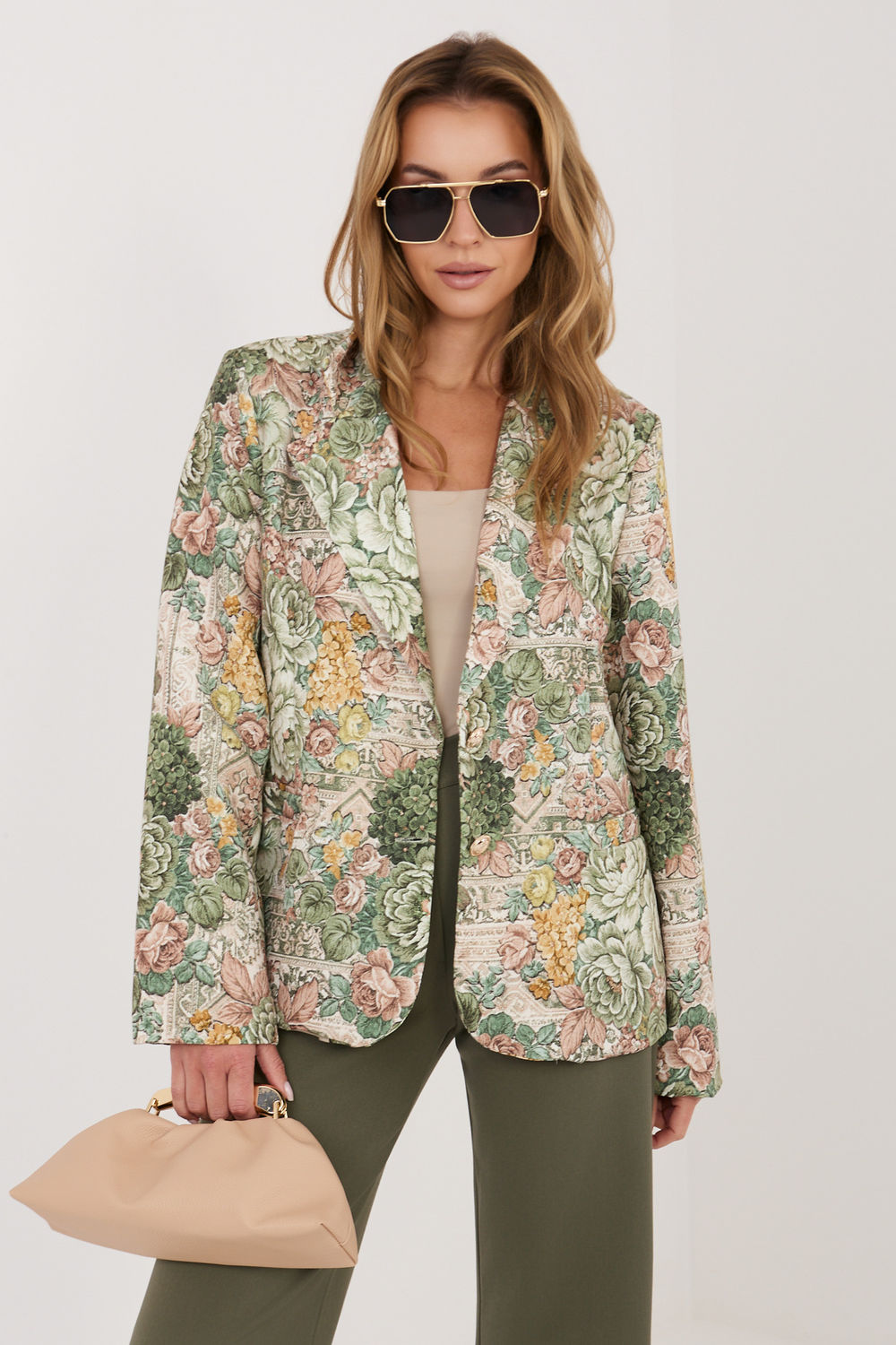 Marynarka Model IT-MA-FL9928.15 Green - Italy Moda226473 - Zielony