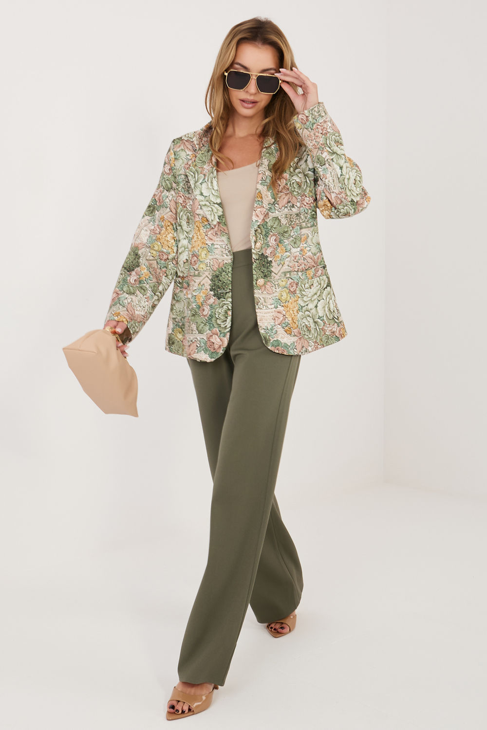 Marynarka Model IT-MA-FL9928.15 Green - Italy Moda226473 - Zielony - obrazek 2