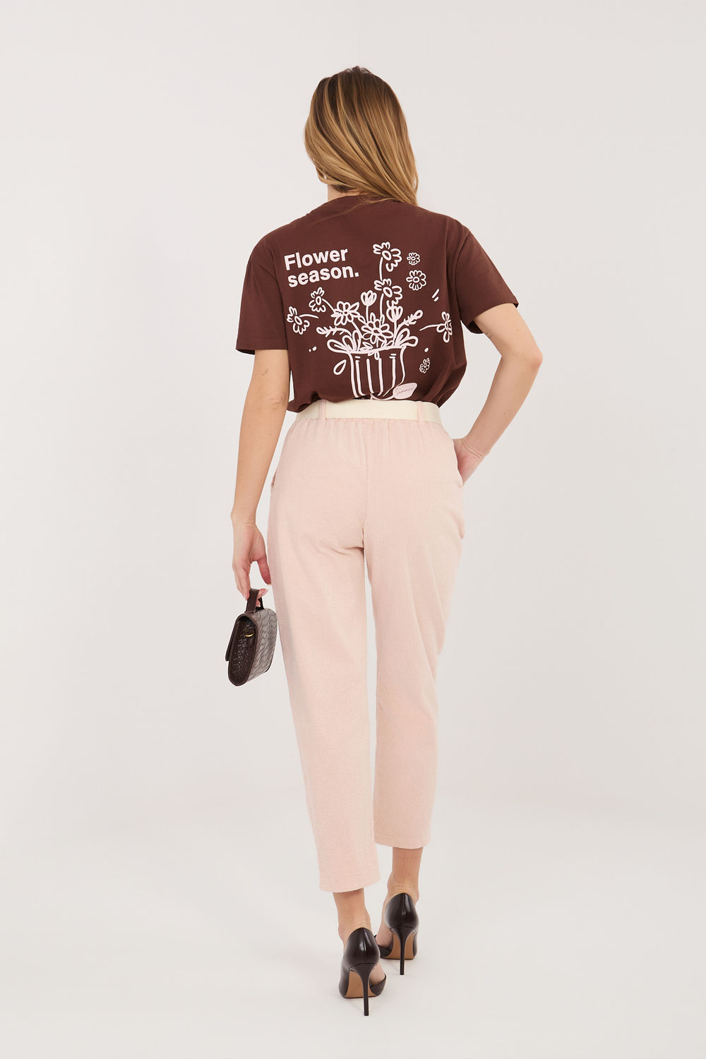 Spodnie Damskie Model IT-SP-242979.90 Light Pink - Italy Moda226479 - Różowy - obrazek 3
