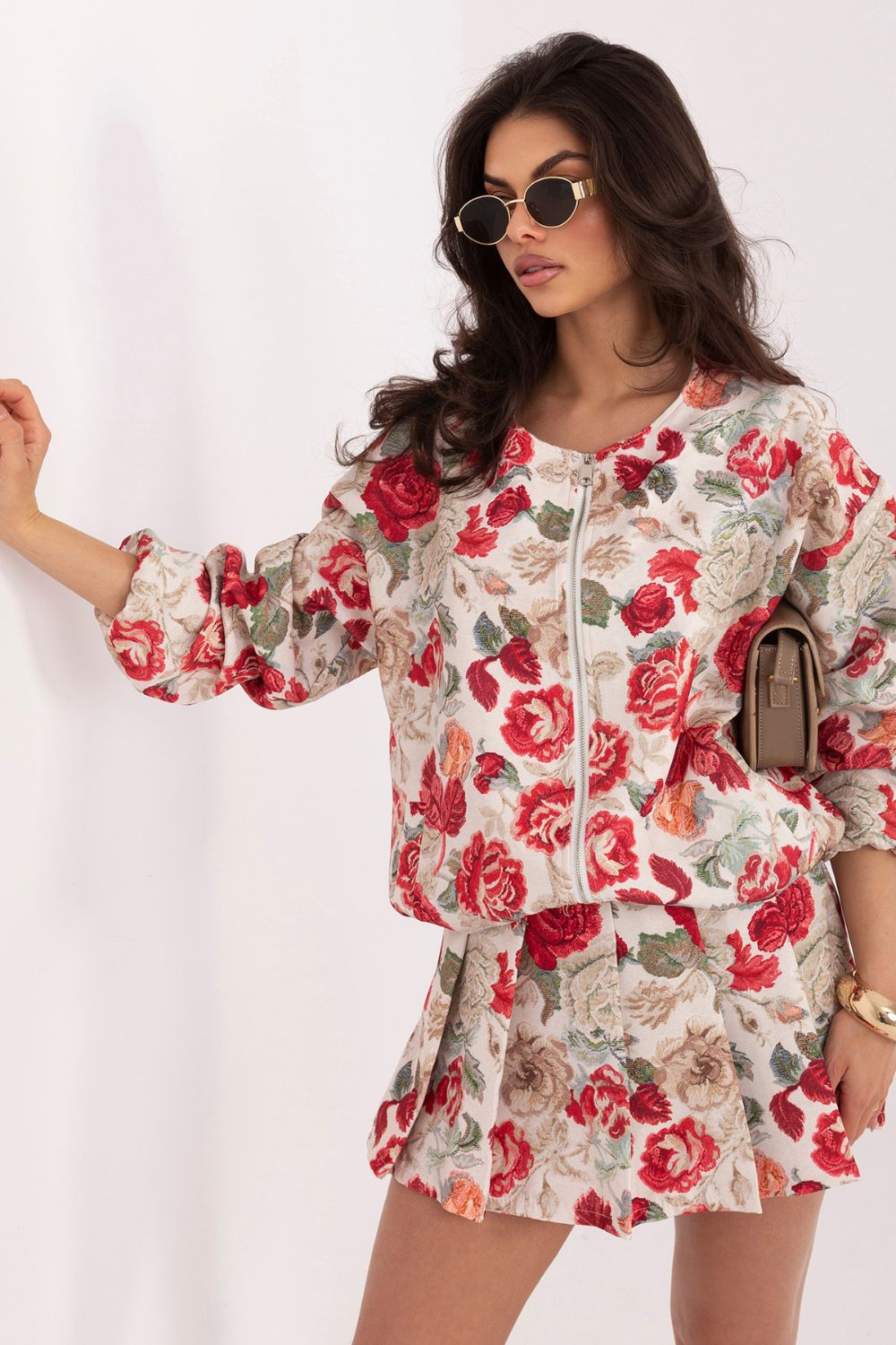 Kurtka Damska Model IT-KR-FL10357-1.30 Red - Italy Moda226637 - Czerwony - obrazek 4