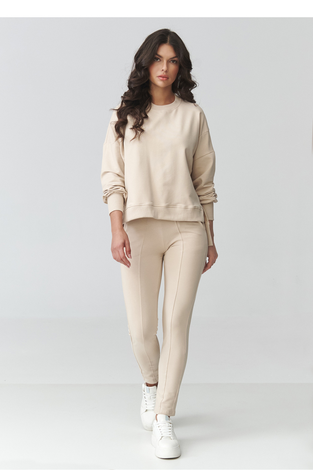 Spodnie Komplet Model M917 Light Beige - Makadamia226804 - Beżowy