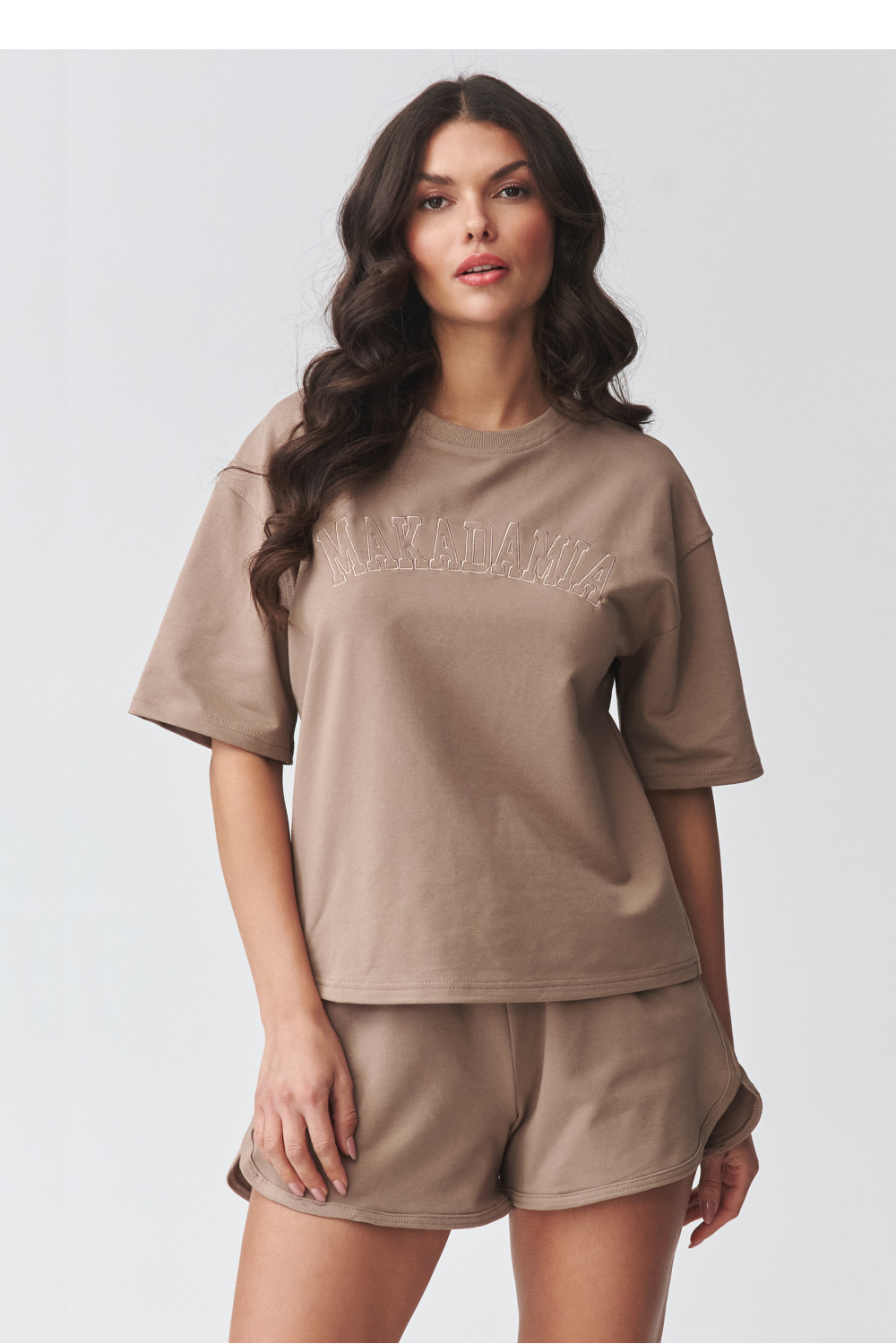 Spodnie Komplet Model M918 Mocca - Makadamia226815 - Brązowy