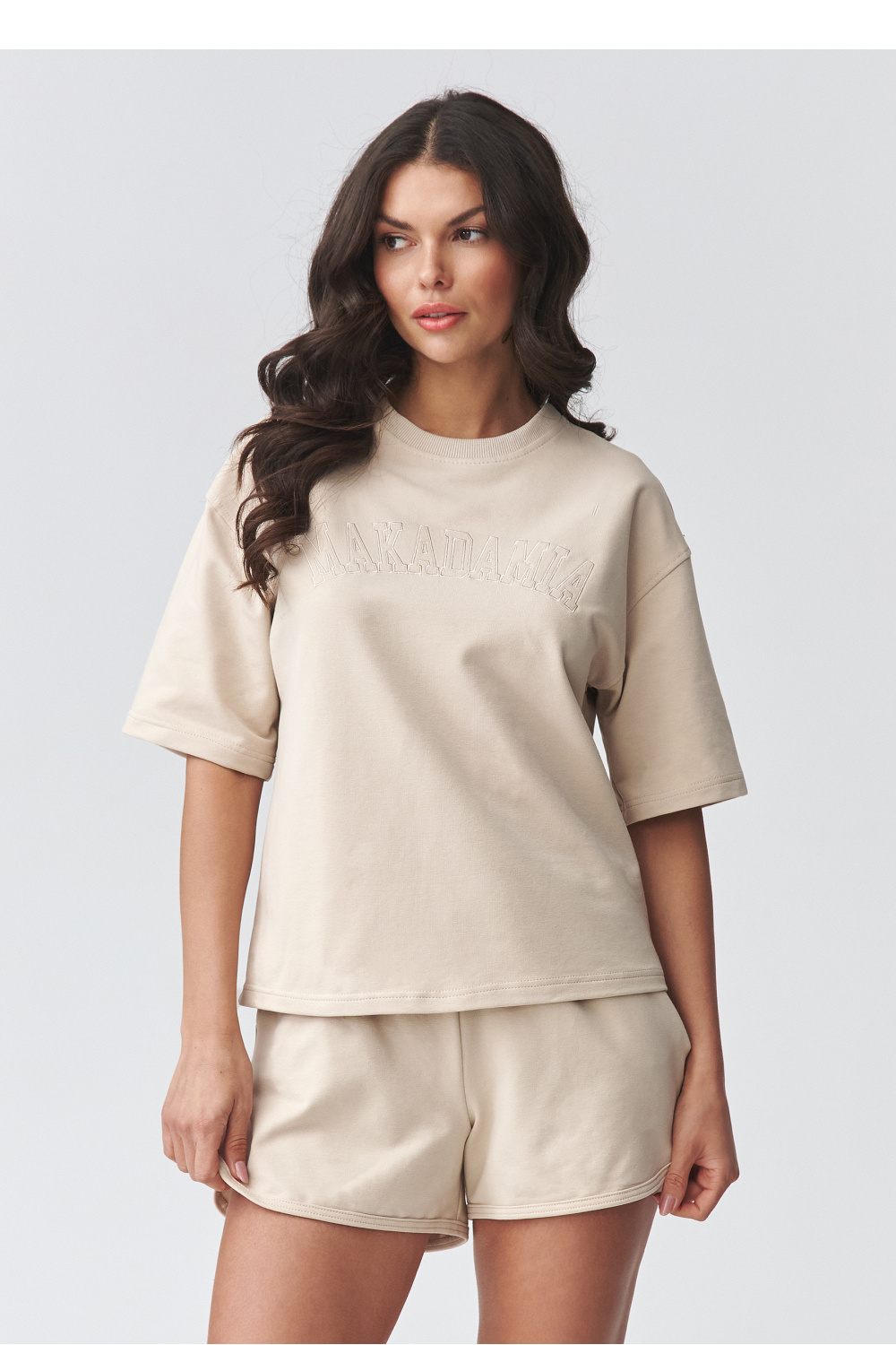 Spodnie Komplet Model M918 Light Beige - Makadamia226816 - Beżowy