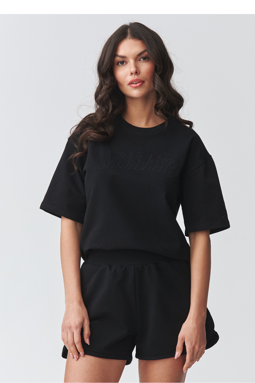 Spodnie Komplet Model M918 Black - Makadamia226818 - Czarny