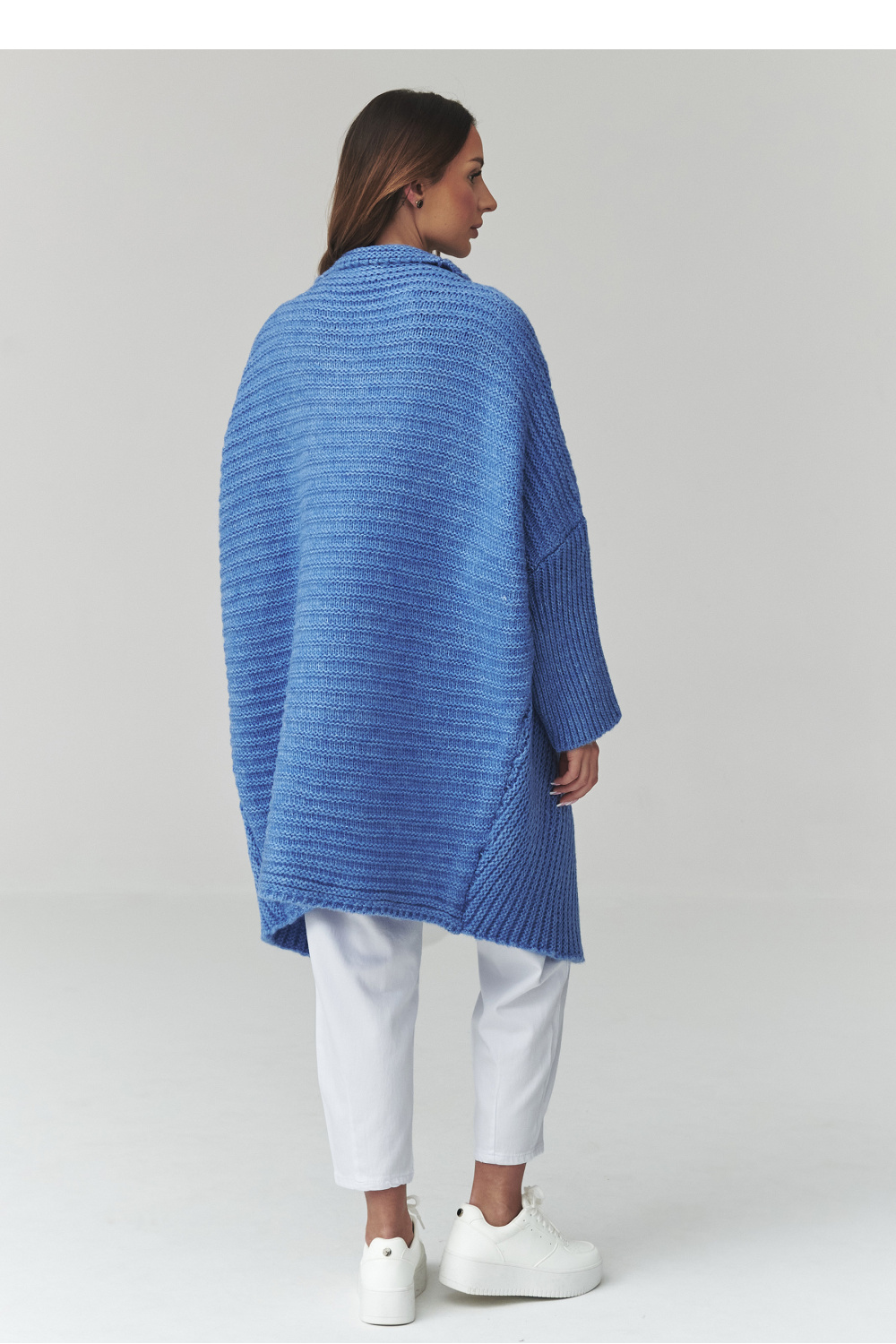 Sweter Kardigan Model S173 Blue Jeans - Makadamia226884 - Niebieski - obrazek 3
