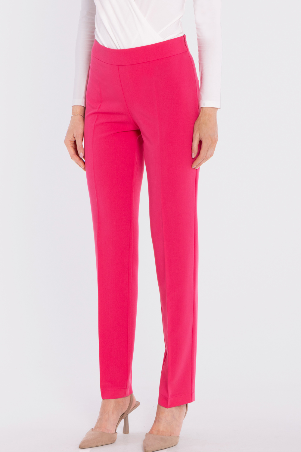 Spodnie Damskie Model S433 Pink - Stylove227760 - Różowy