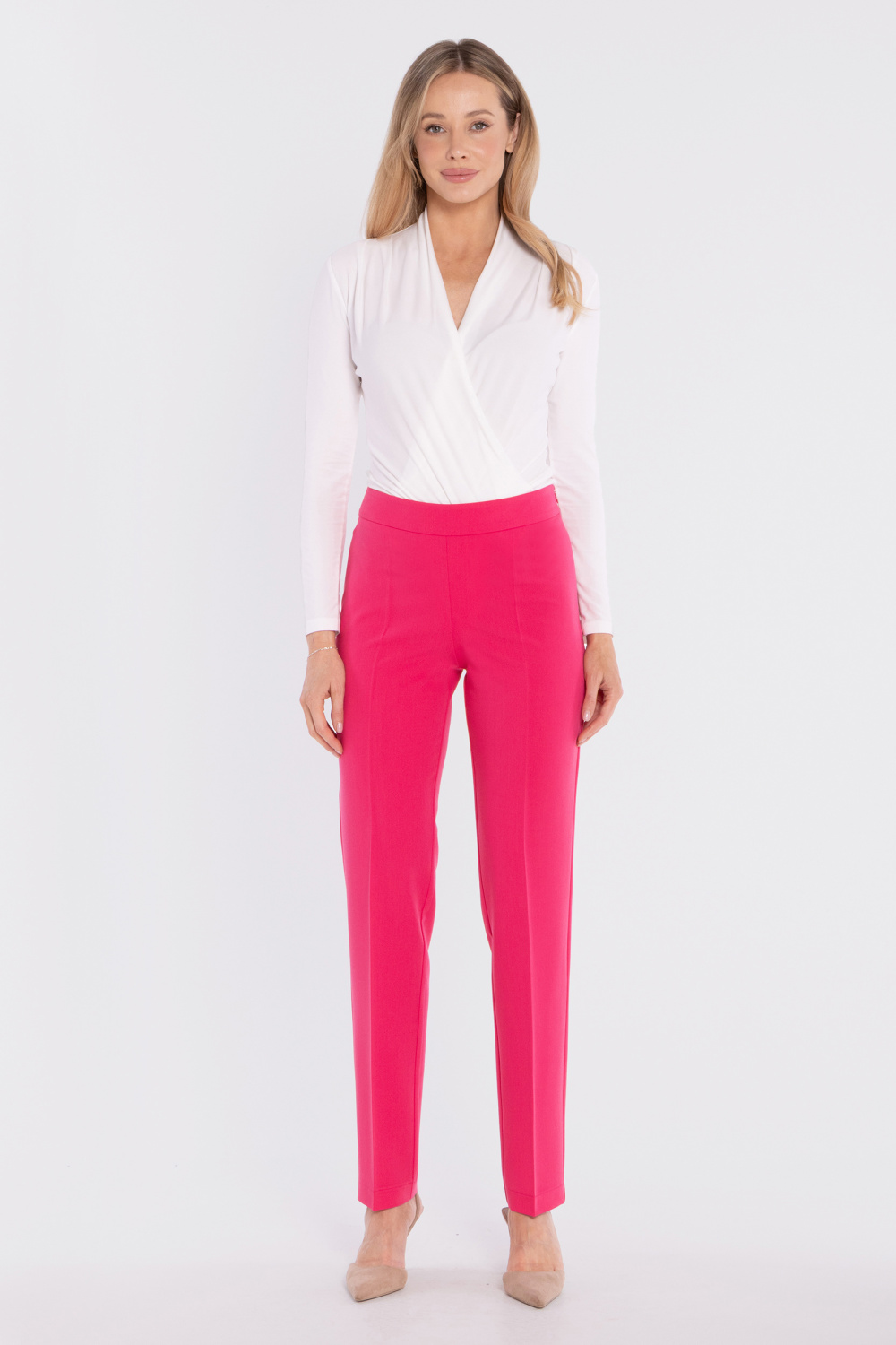 Spodnie Damskie Model S433 Pink - Stylove227760 - Różowy - obrazek 2
