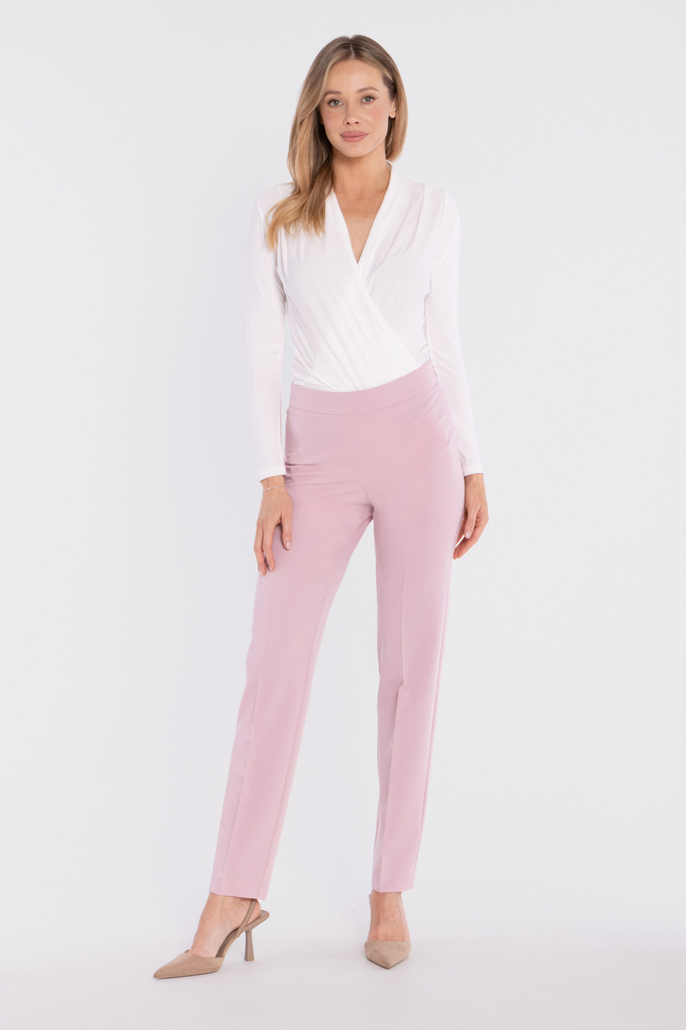 Spodnie Damskie Model S433 Lilia - Stylove227761 - Fioletowy - obrazek 2