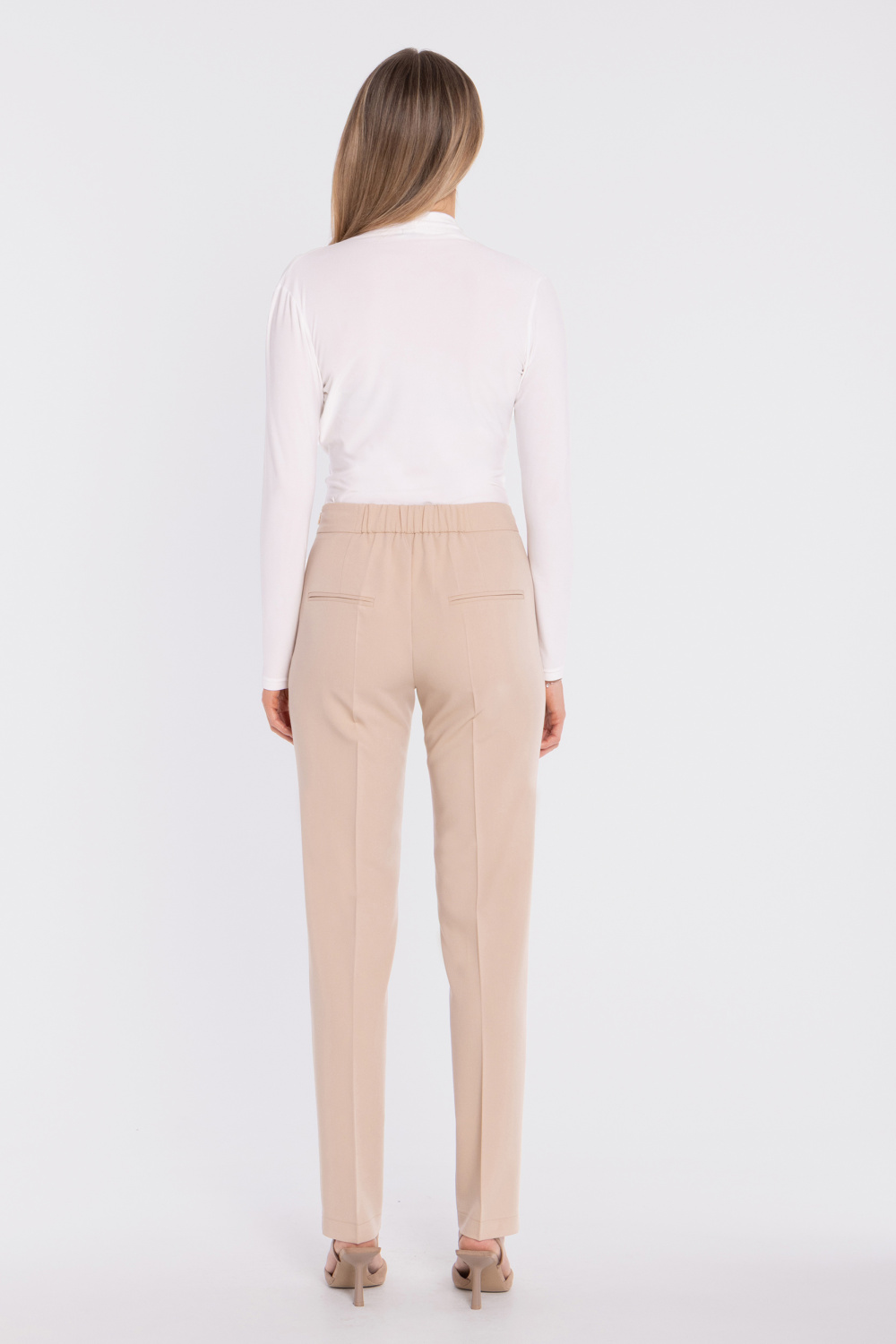 Spodnie Damskie Model S433 Beige - Stylove227762 - Beżowy - obrazek 3
