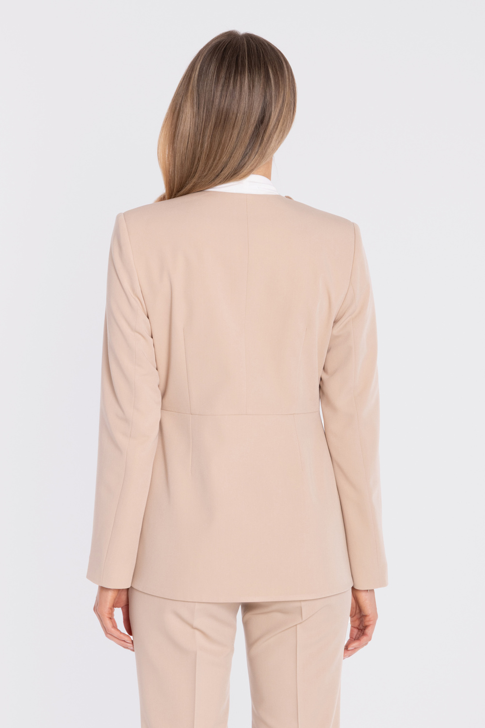 Marynarka Model S432 Beige - Stylove227767 - Beżowy - obrazek 3