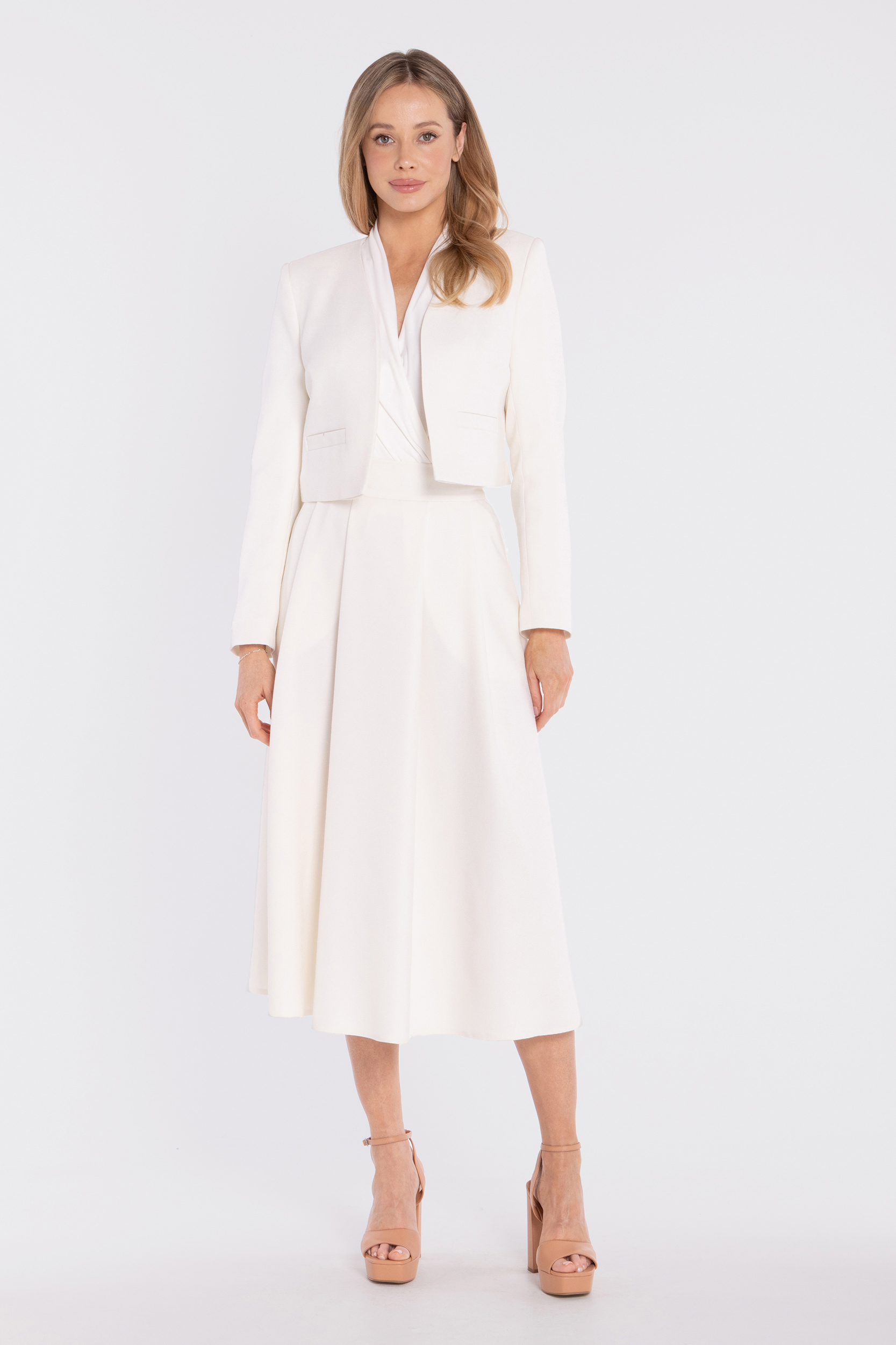 Spódnica Model S430 Śmietana - Stylove227773 - Beżowy - obrazek 4