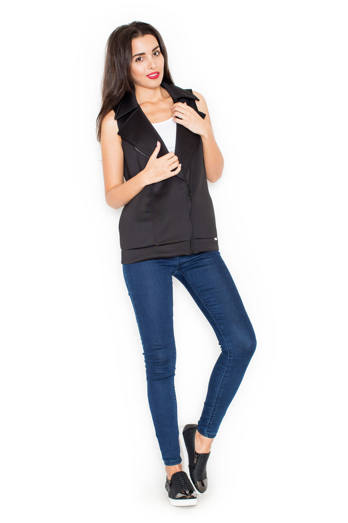 Kamizelka K319 Black - Katrus49965 - Czarny - obrazek 2