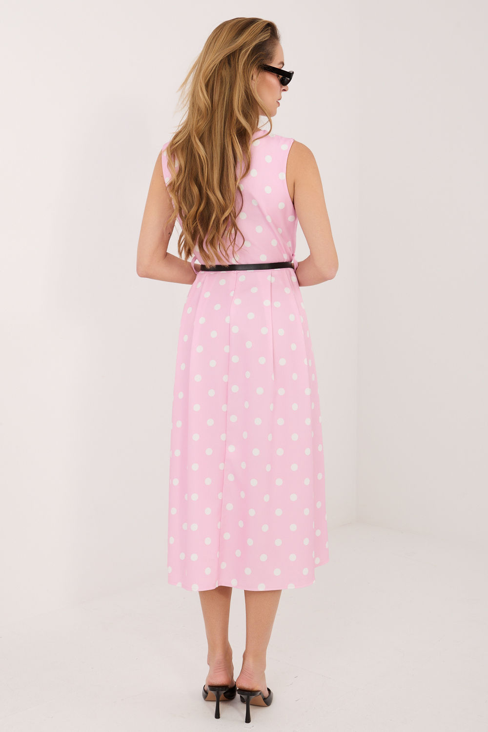 Sukienka Model MI-SK-A241612.89 Light Pink - Italy Moda228179 - Różowy - obrazek 3