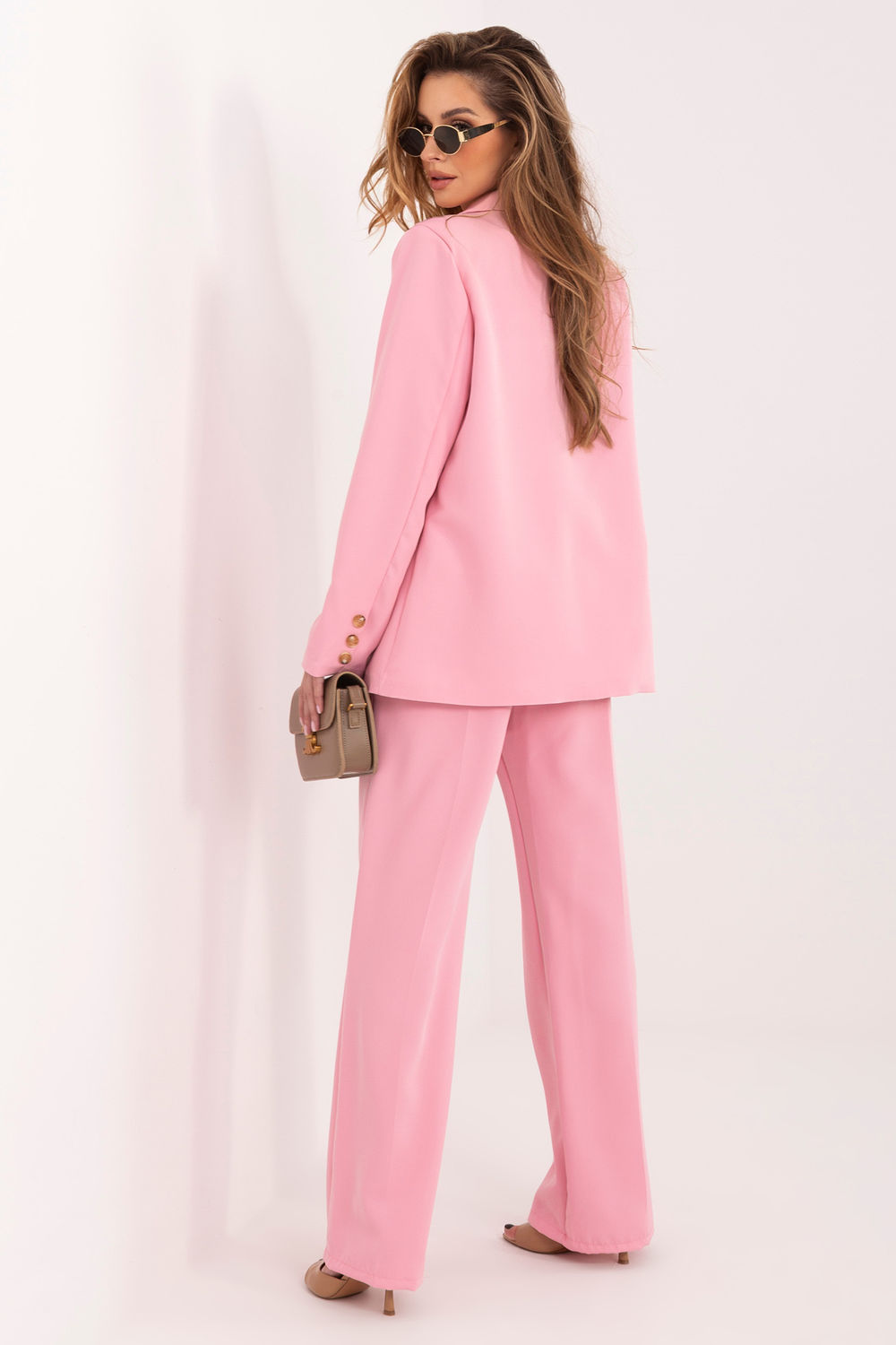 Spodnie Komplet Model MI-KMPL-A54256.16P Light Pink - Italy Moda228184 - Różowy - obrazek 3