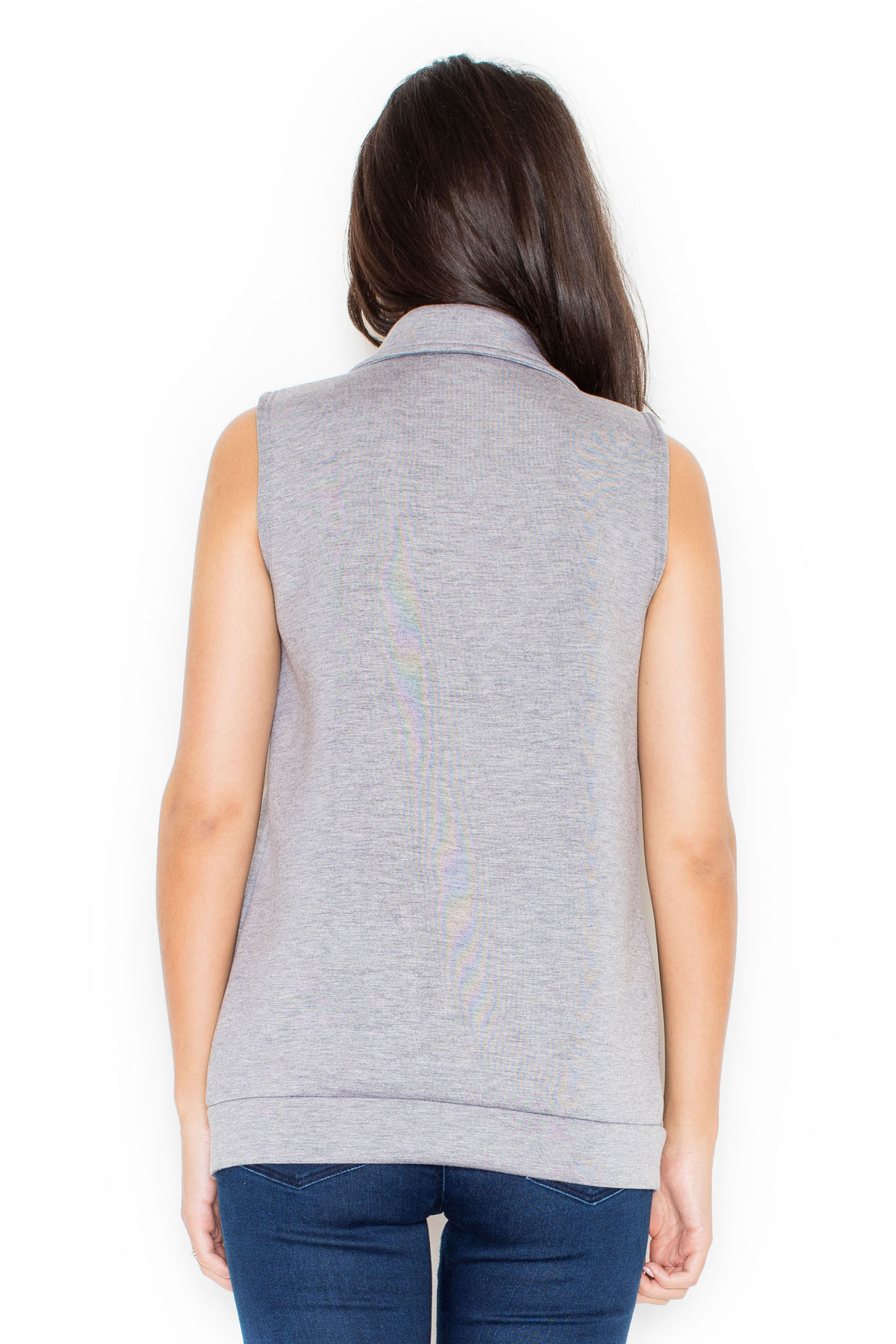 Kamizelka K319 Grey - Katrus49968 - Szary - obrazek 4