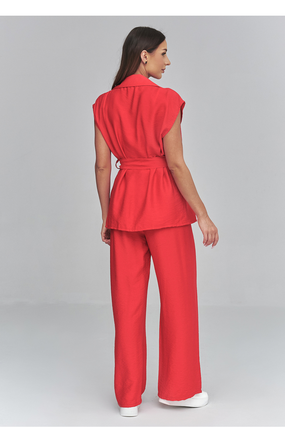 Spodnie Komplet Model C69 Red - Makadamia228277 - Czerwony - obrazek 3