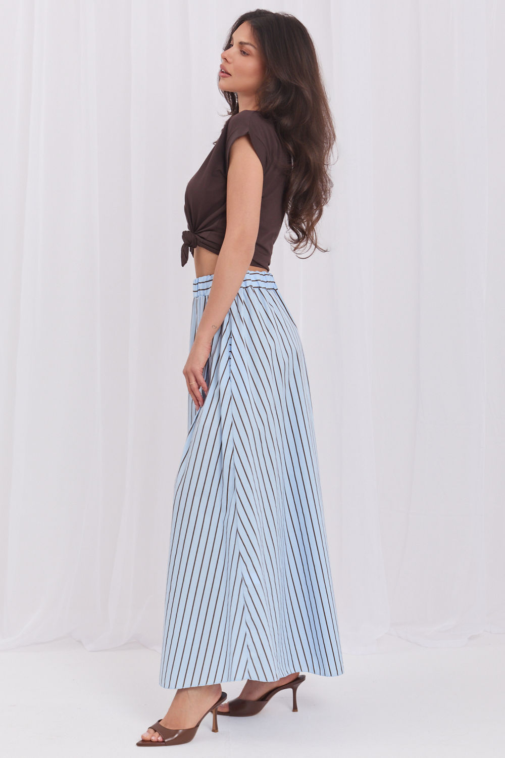 Spódnica Model MI-SD-4349.74 Light Blue - Italy Moda228414 - Niebieski - obrazek 2