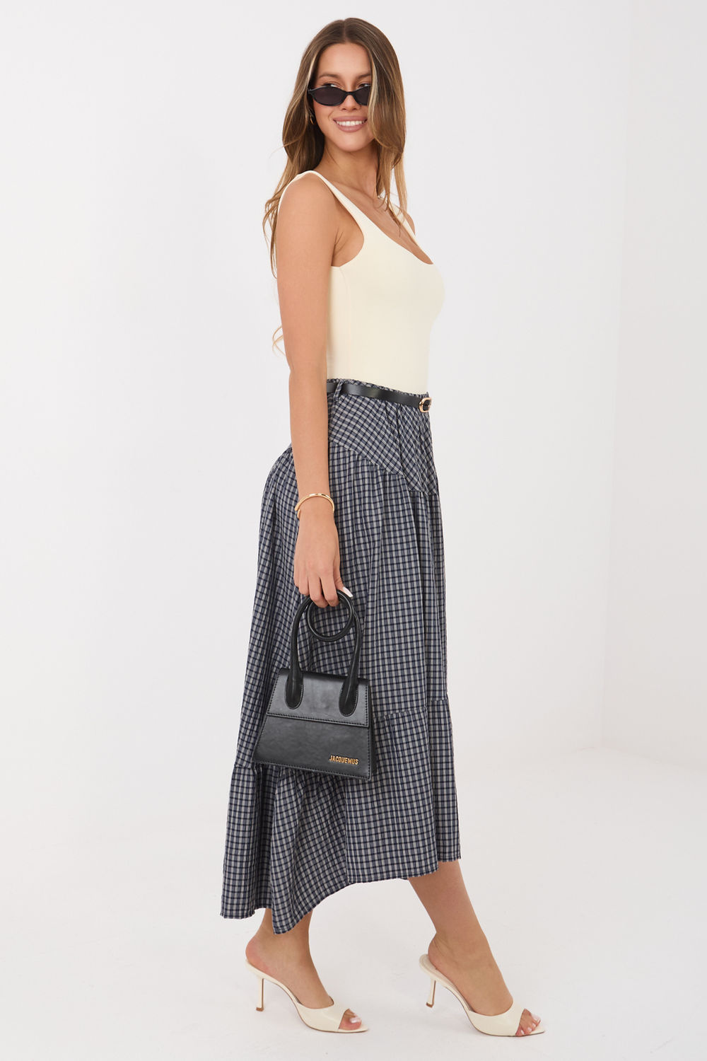 Spódnica Model IT-SD-FL10325.01 Navy - Italy Moda228451 - Granatowy - obrazek 2