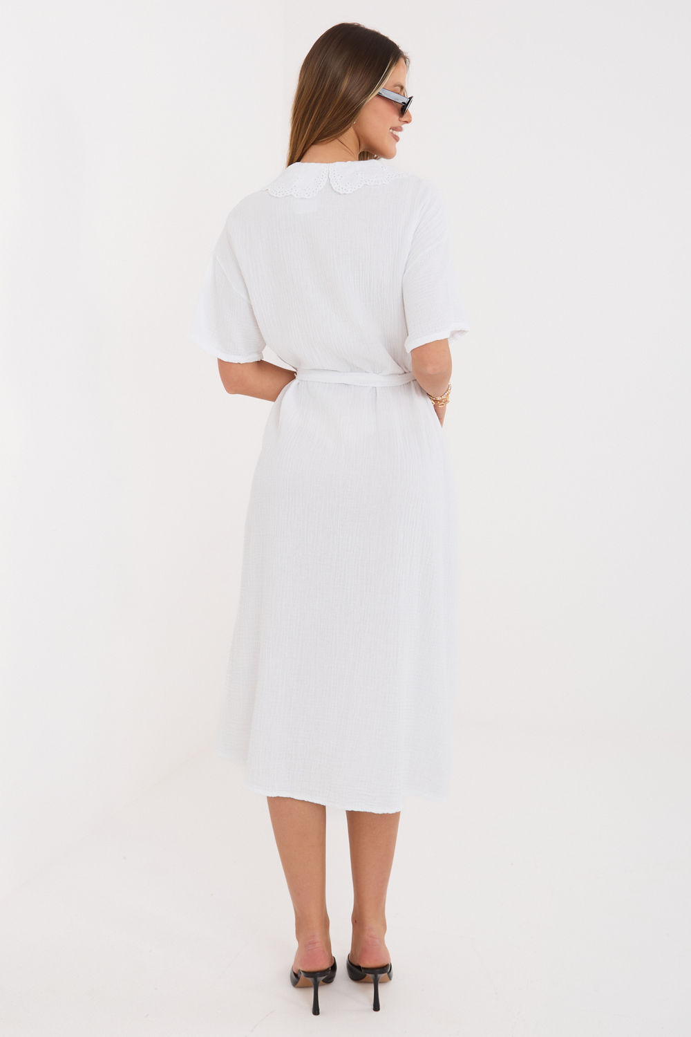 Sukienka Model MI-SK-3426.91 White - Italy Moda228877 - Biały - obrazek 2