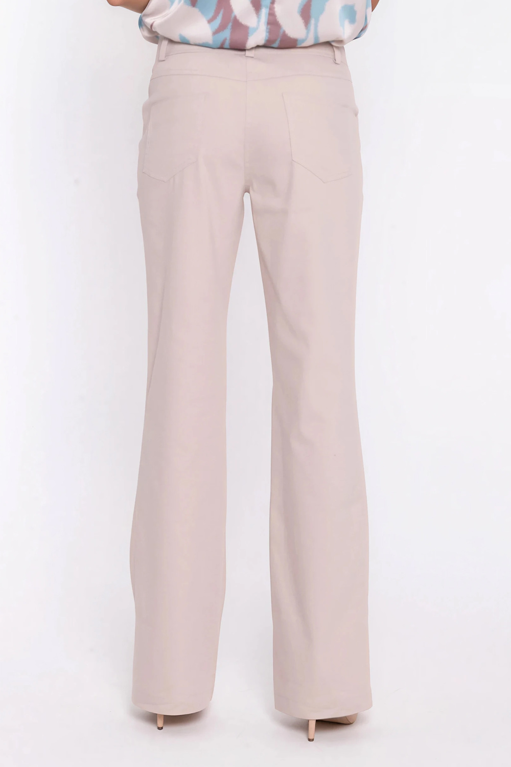 Spodnie Jeansowe spodnie bootcut SD140 Beige - Nife228929 - Beżowy - obrazek 3
