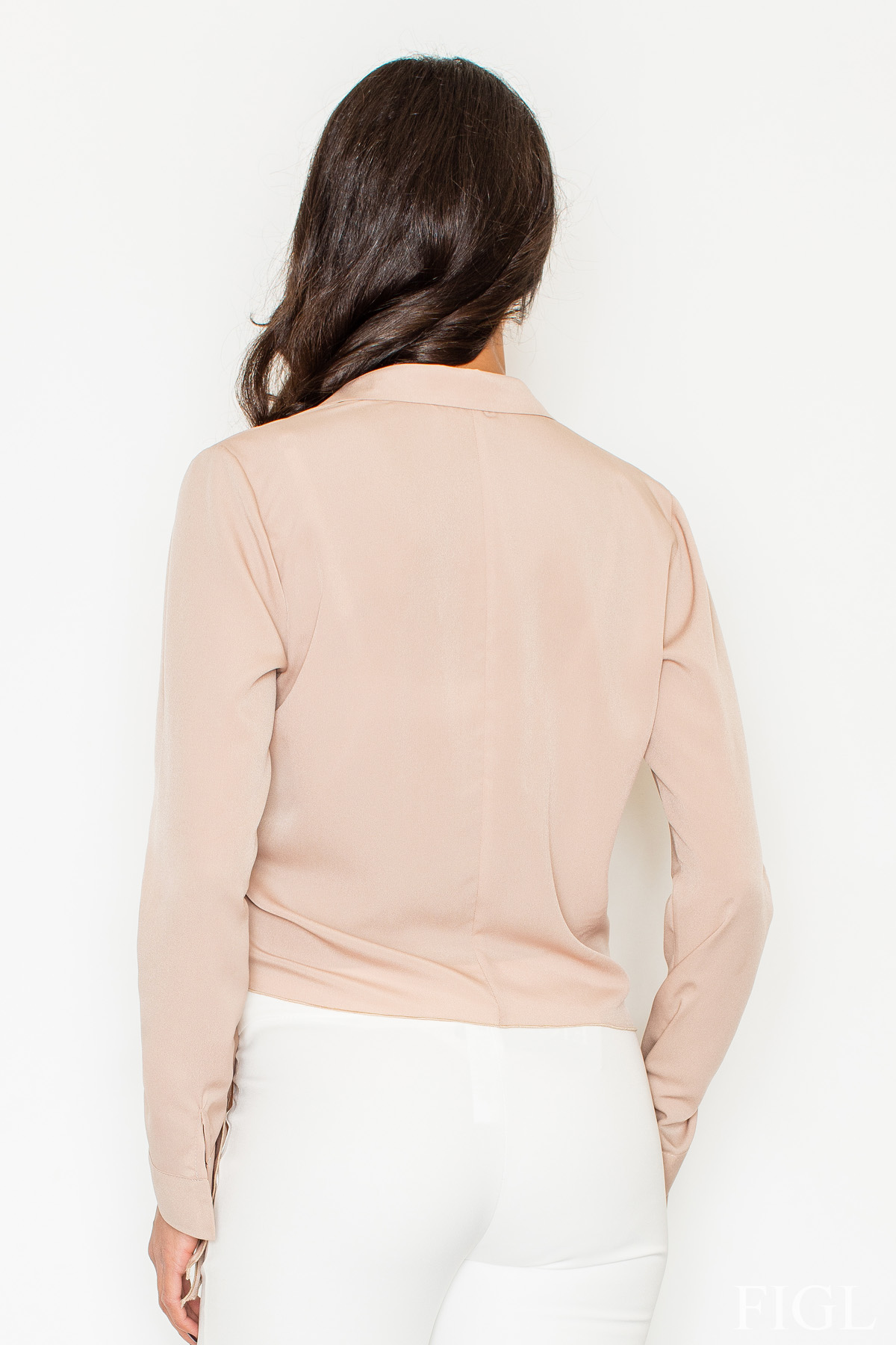 Bluzka M432 Beige - Figl50066 - Beżowy - obrazek 2
