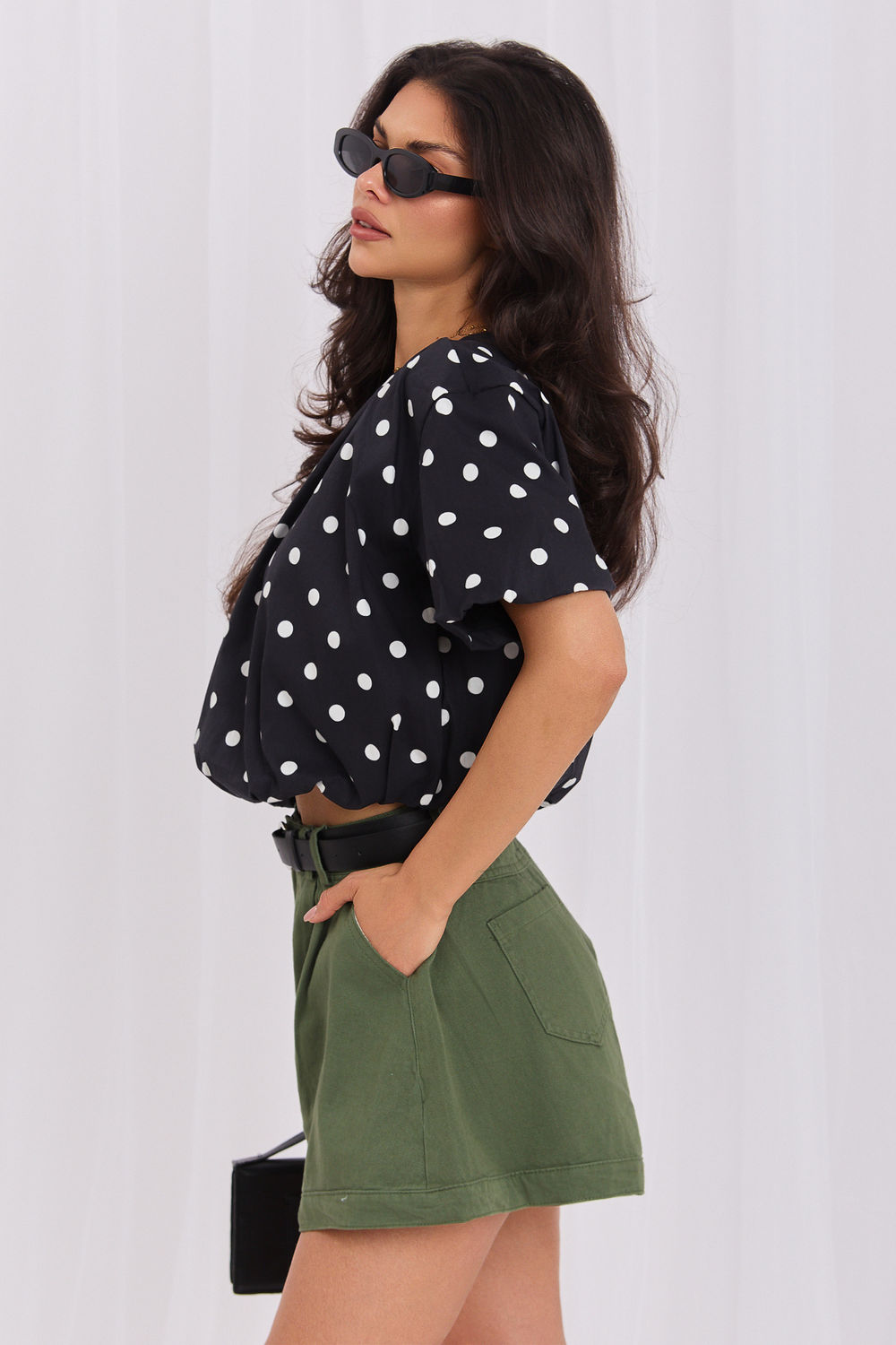 Bluzka Model MI-BZ-3471.74 Black - Italy Moda229697 - Czarny - obrazek 2
