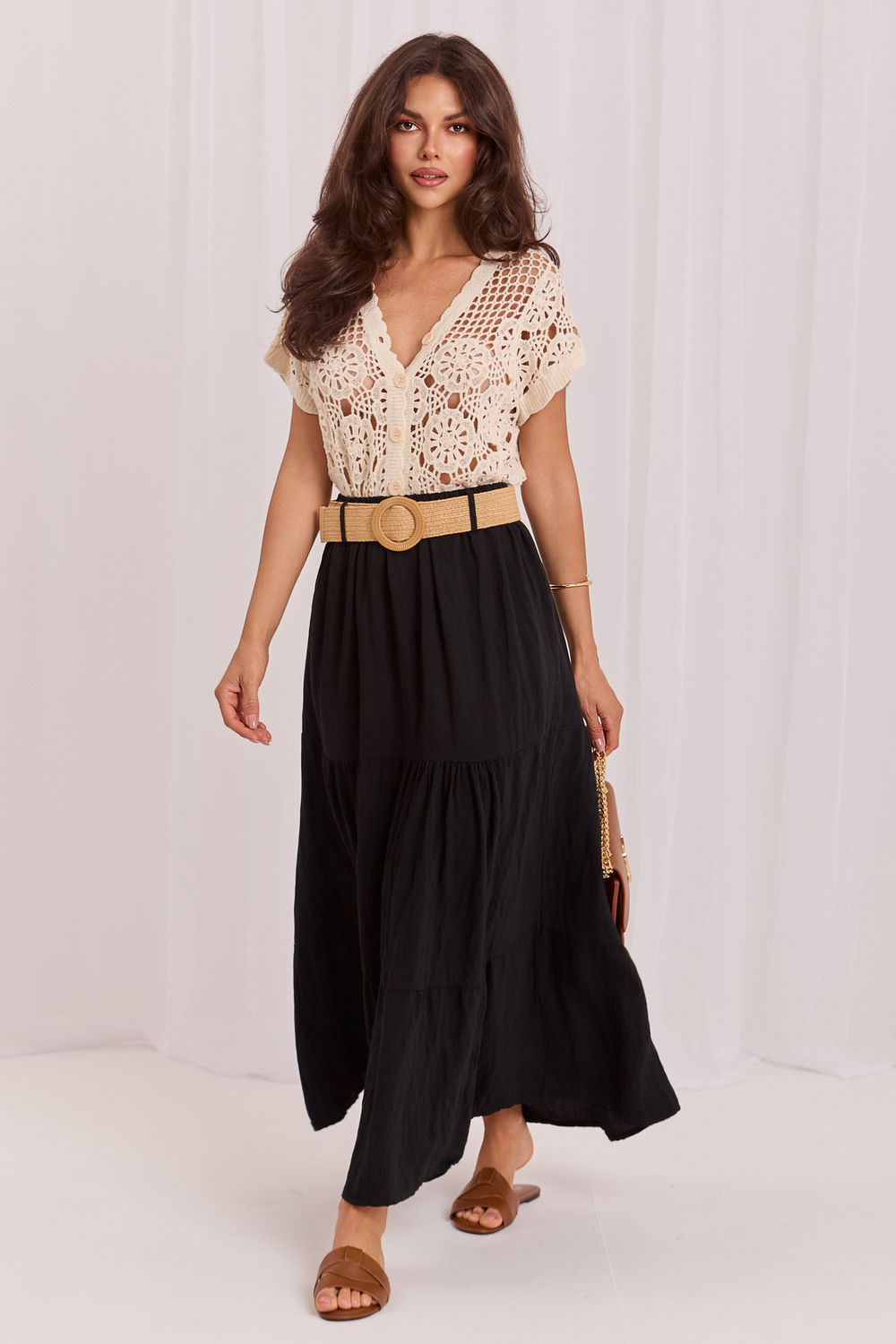 Spódnica Model MO-SD-25013.27 Black - Italy Moda229814 - Czarny - obrazek 2