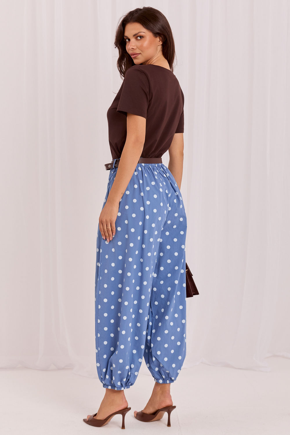 Spodnie Damskie Model MO-SP-13588.95 Blue - Italy Moda229816 - Niebieski - obrazek 3