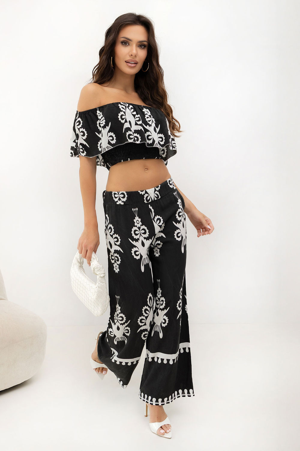 Spodnie Komplet Model MO-KMPL-126175.85 Black - Italy Moda229923 - Czarny