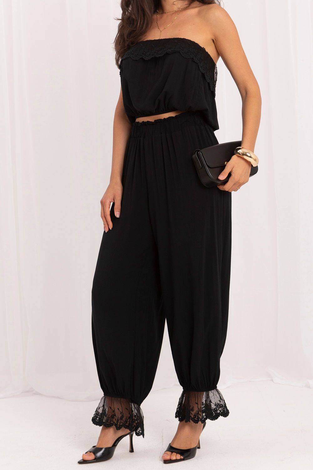 Spodnie Komplet Model MI-KMPL-6323.22P Black - Italy Moda229940 - Czarny - obrazek 2